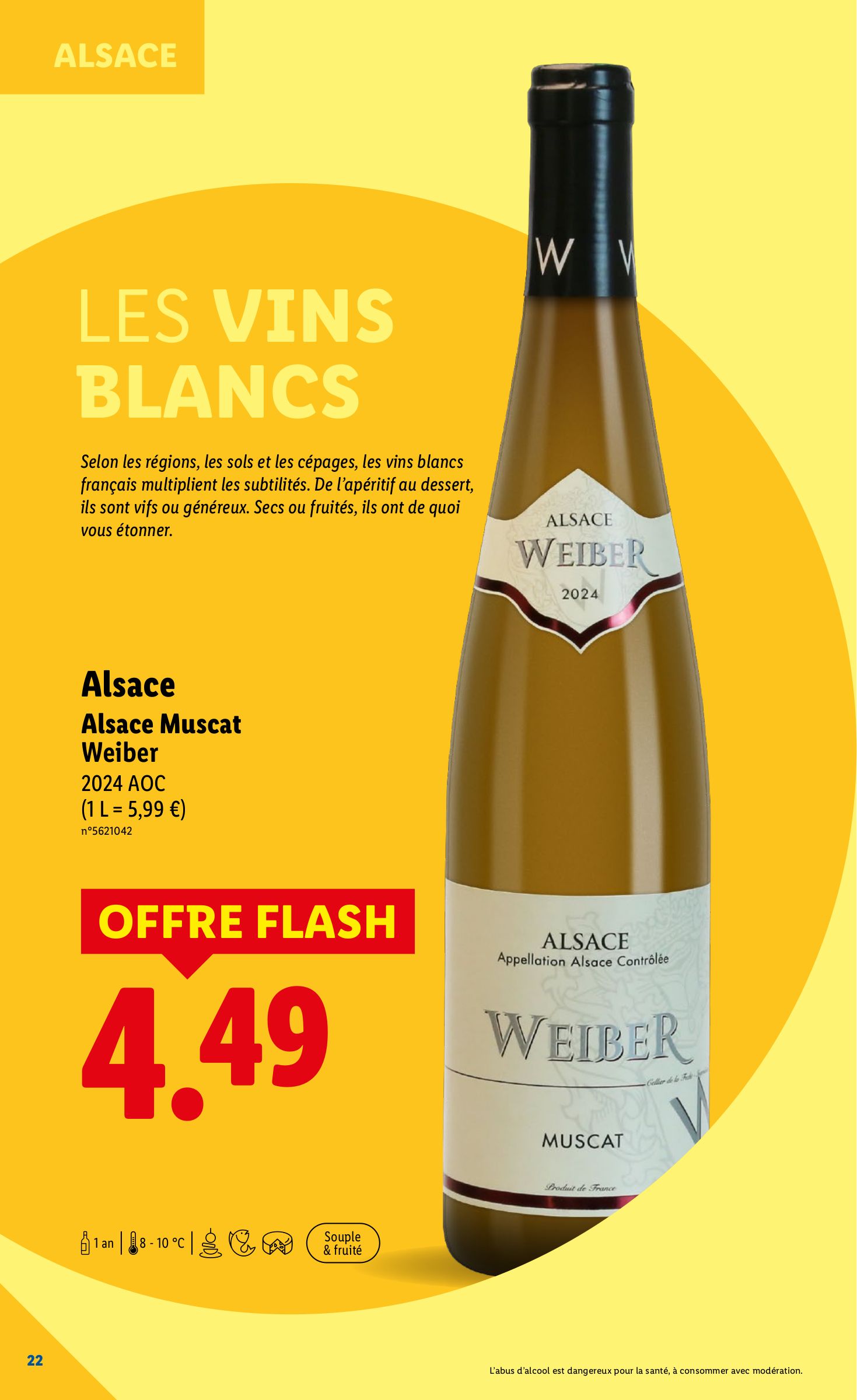 lidl - Catalogue Lidl - La foire aux Vins valable du 21/08 au 04/09 - page: 22