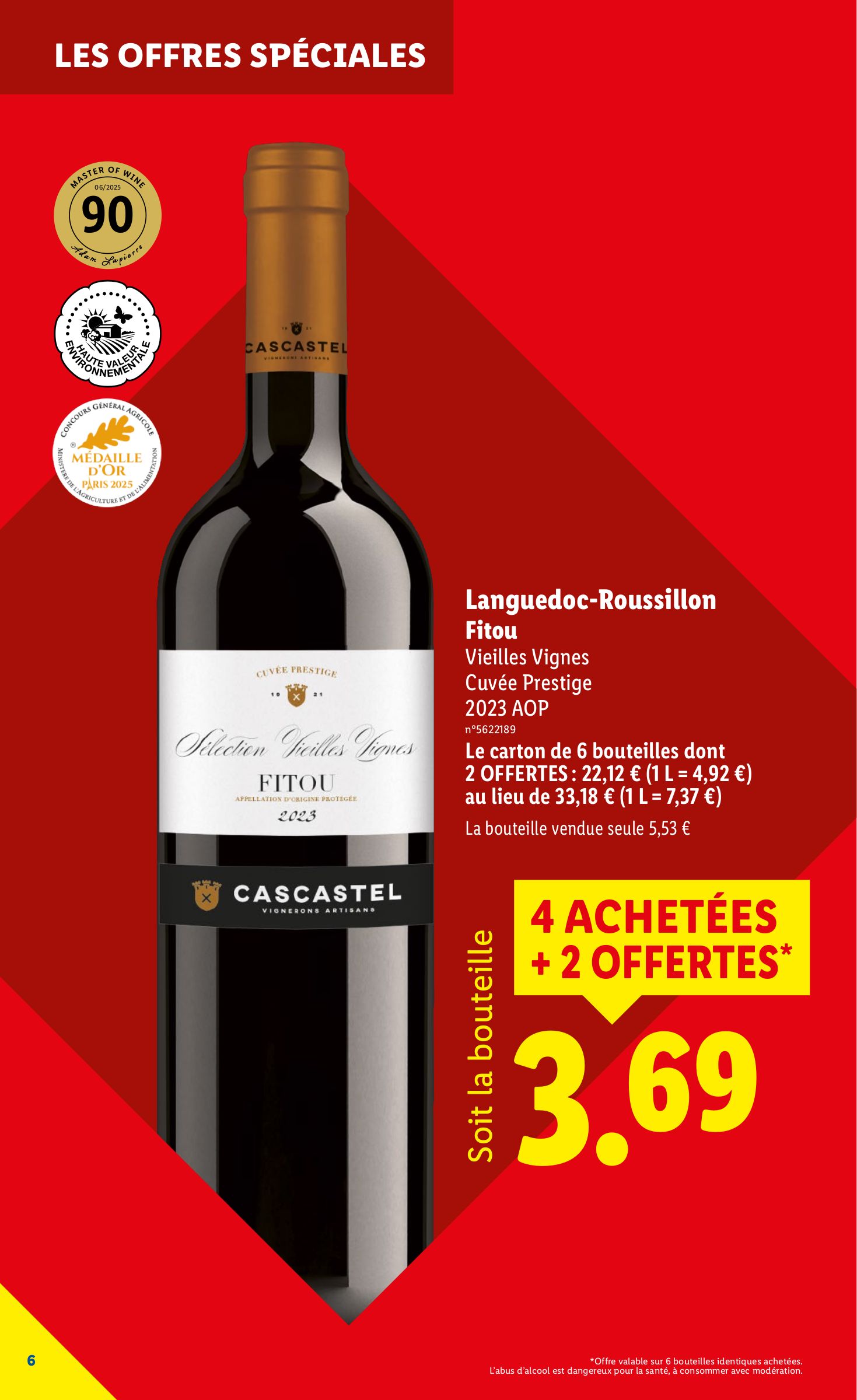 lidl - Catalogue Lidl - La foire aux Vins valable du 21/08 au 04/09 - page: 6