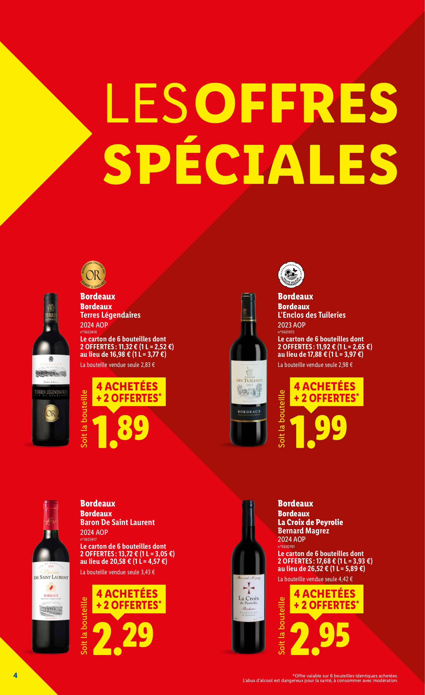 lidl - Catalogue Lidl - La foire aux Vins valable du 21/08 au 04/09 - page: 4