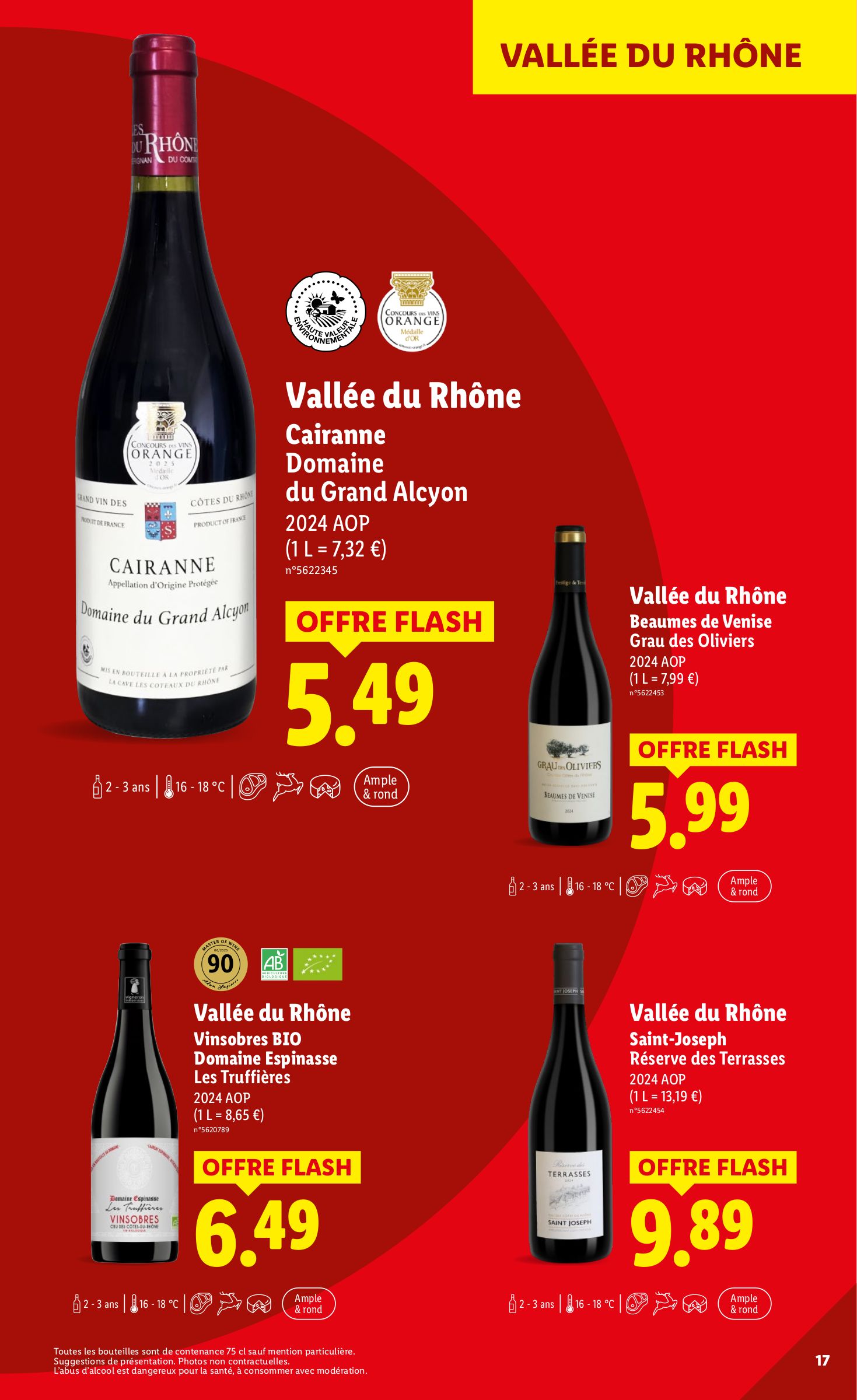 lidl - Catalogue Lidl - La foire aux Vins valable du 21/08 au 04/09 - page: 17