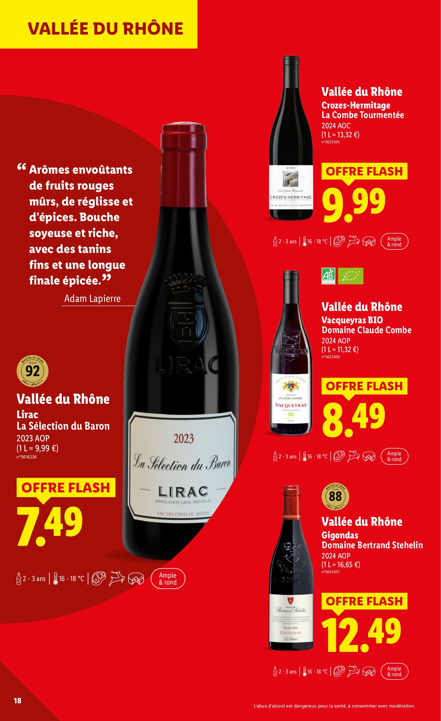 lidl - Catalogue Lidl - La foire aux Vins valable du 21/08 au 04/09 - page: 18