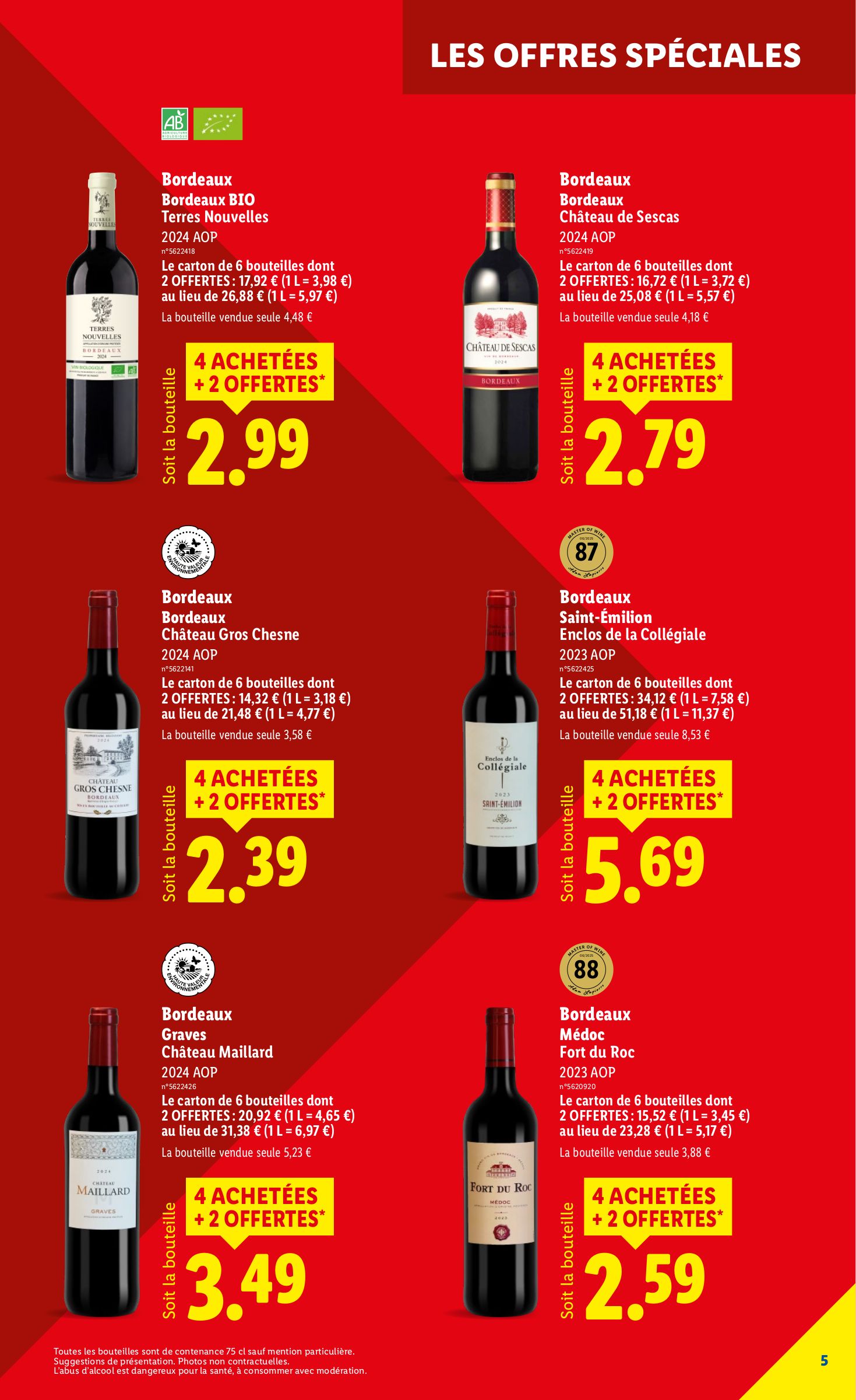 lidl - Catalogue Lidl - La foire aux Vins valable du 21/08 au 04/09 - page: 5