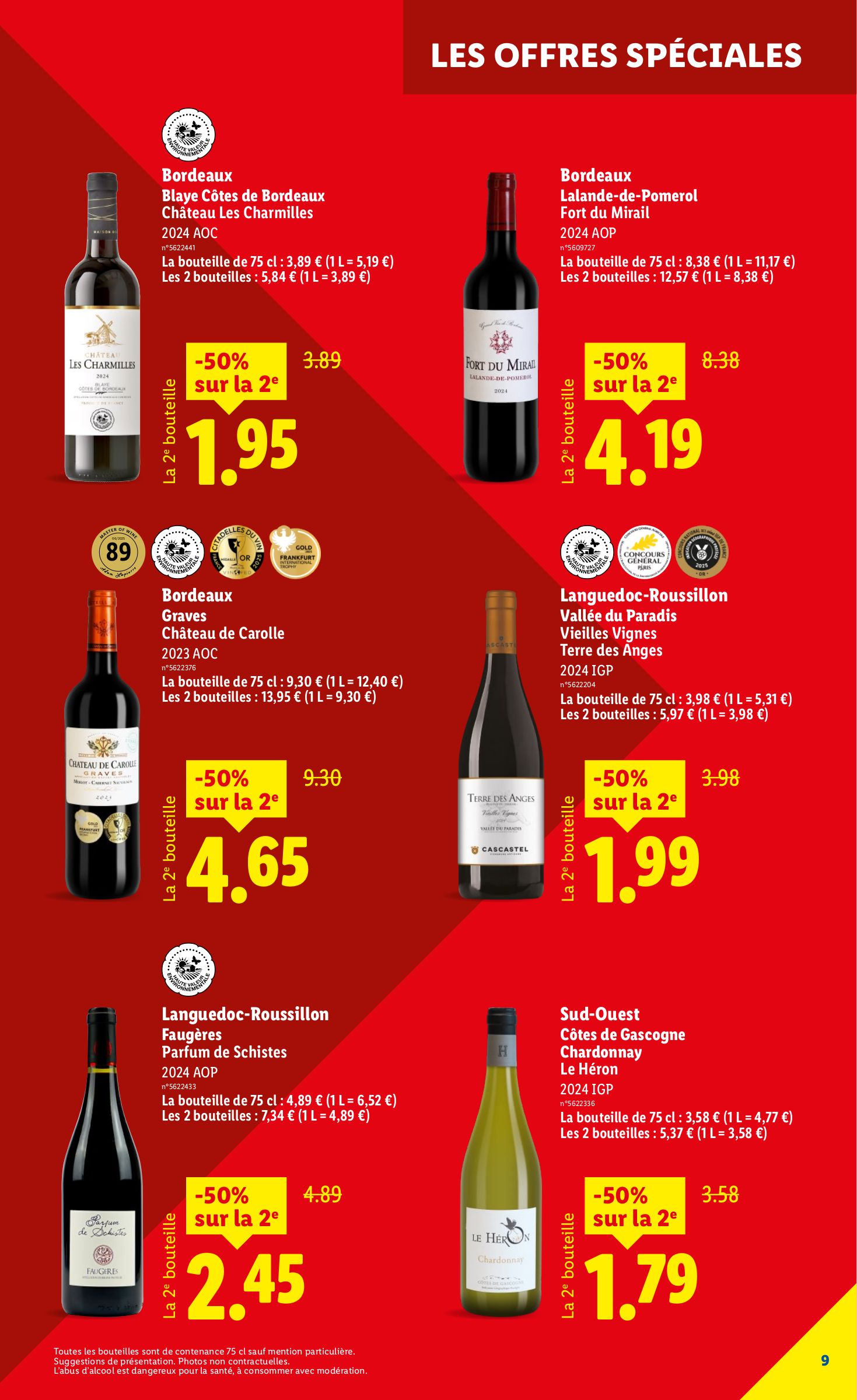lidl - Catalogue Lidl - La foire aux Vins valable du 21/08 au 04/09 - page: 9