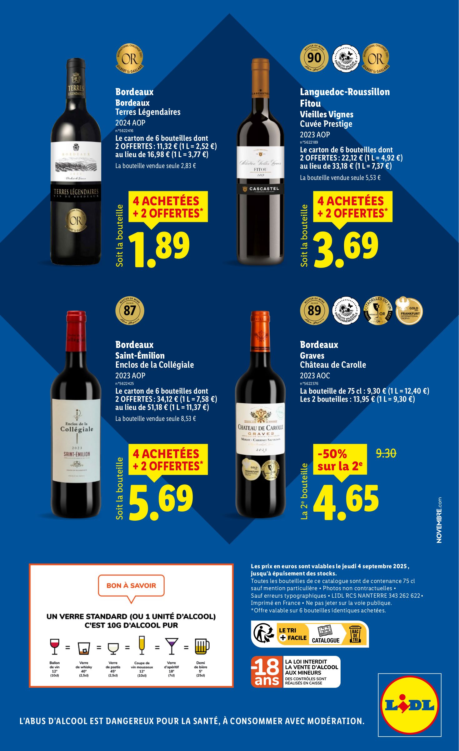 lidl - Catalogue Lidl - La foire aux Vins valable du 21/08 au 04/09 - page: 32