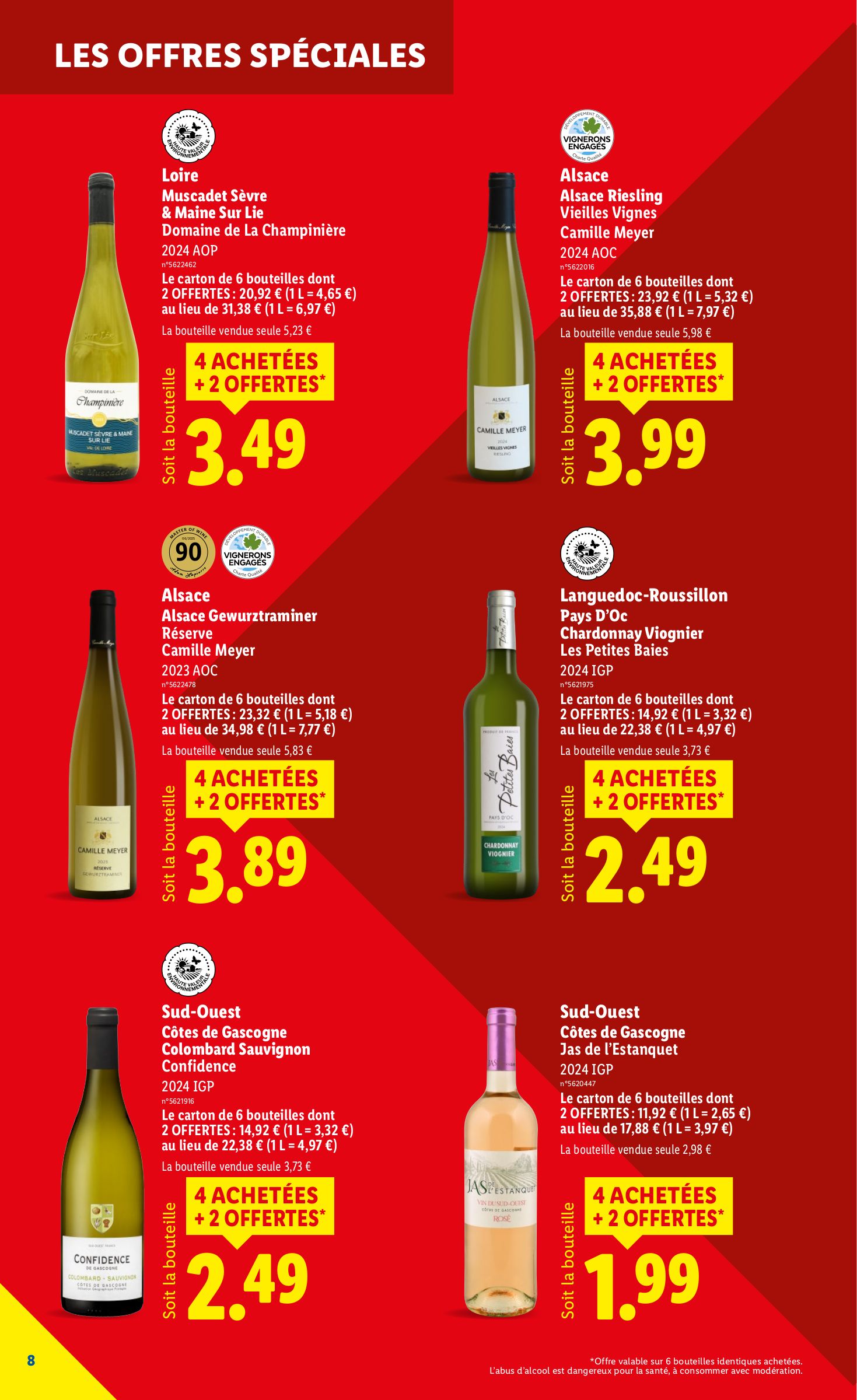 lidl - Catalogue Lidl - La foire aux Vins valable du 21/08 au 04/09 - page: 8