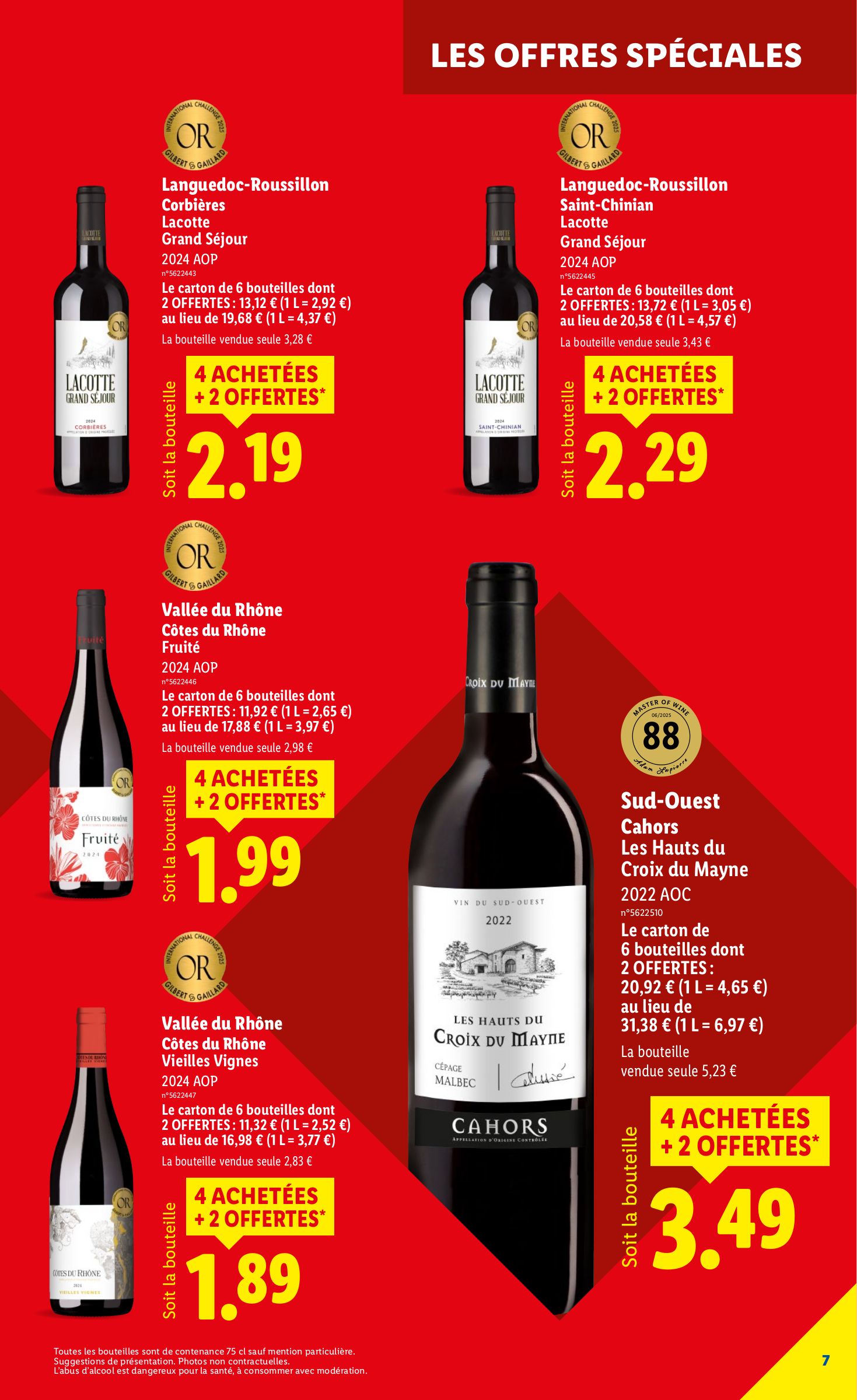 lidl - Catalogue Lidl - La foire aux Vins valable du 21/08 au 04/09 - page: 7