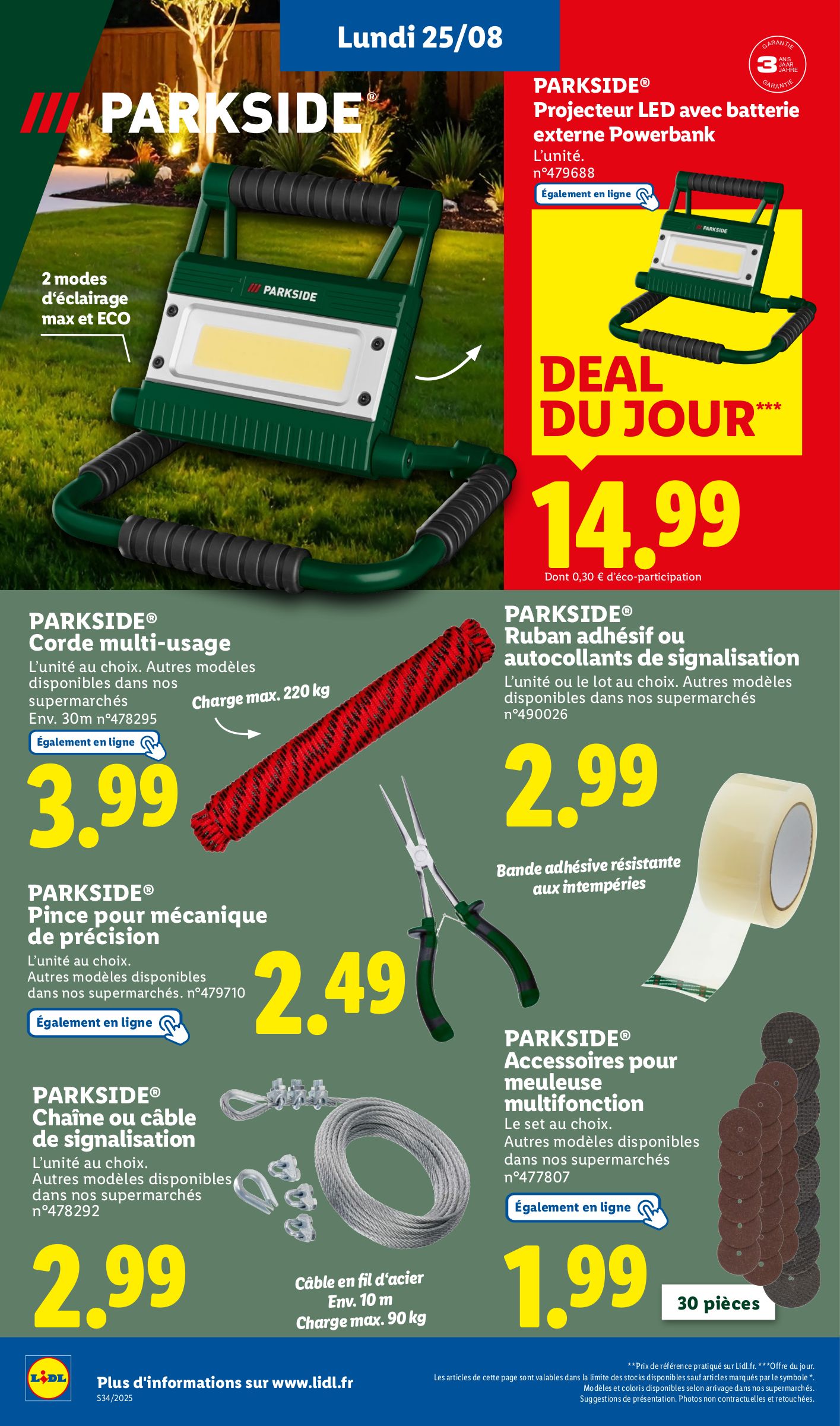 lidl - Catalogue Lidl - Les bonnes affaires de la semaine valable du 25/08 au 28/08 - page: 8 lidl - Catalogue Lidl - Les bonnes affaires de la semaine valable du 25/08 au 28/08 - page: 8