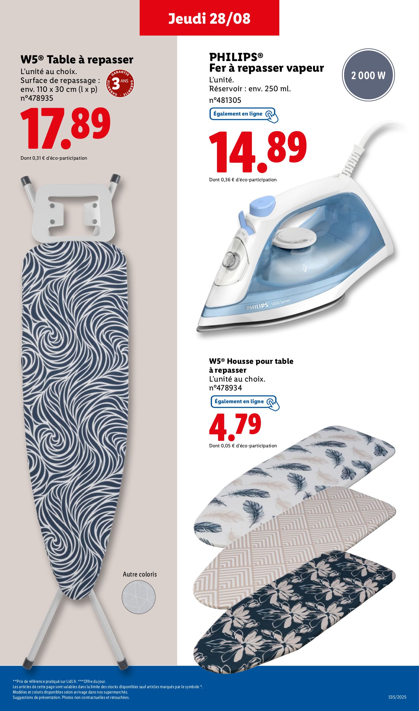 lidl - Catalogue Lidl - Les bonnes affaires de la semaine valable du 25/08 au 28/08 - page: 43 lidl - Catalogue Lidl - Les bonnes affaires de la semaine valable du 25/08 au 28/08 - page: 43