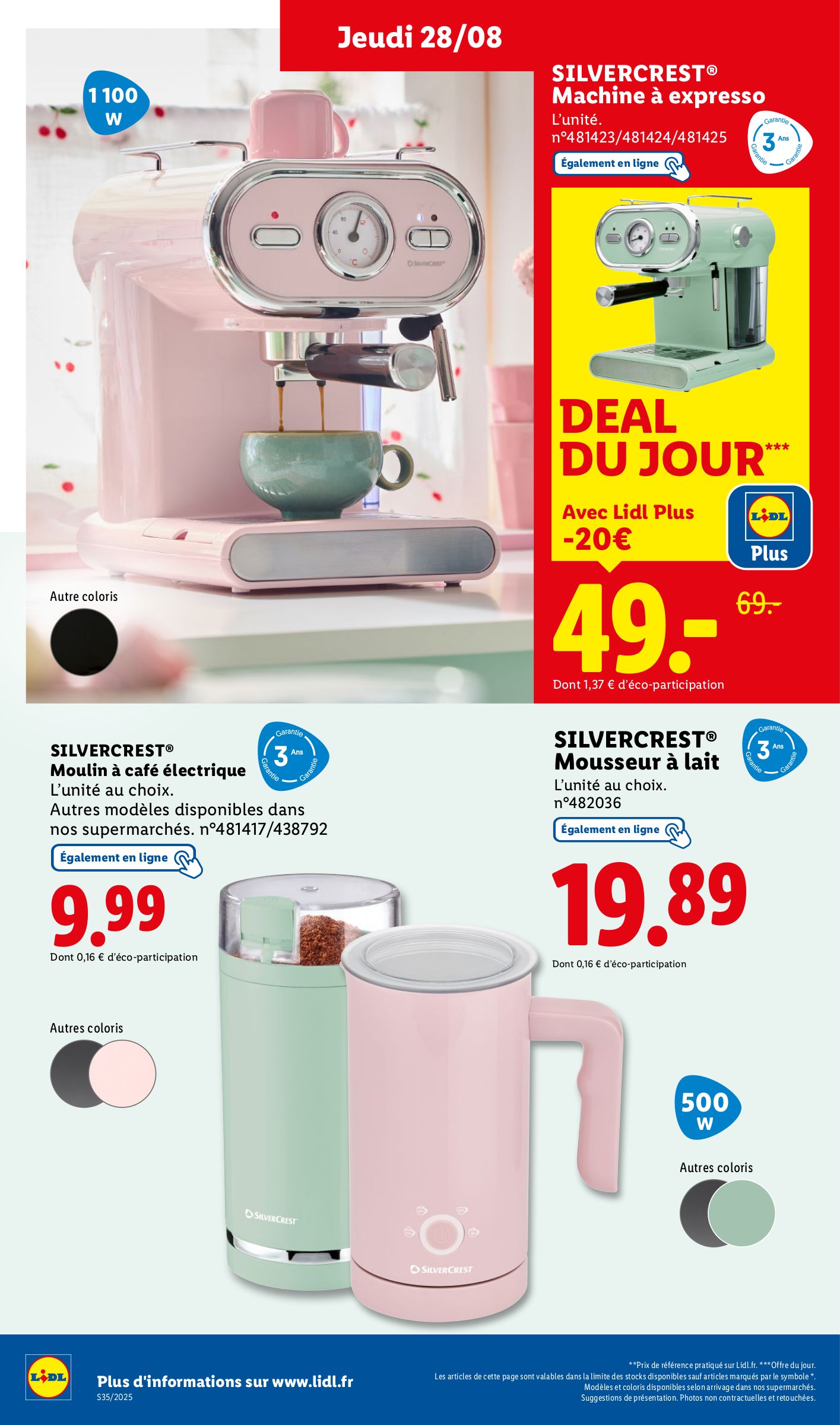 lidl - Catalogue Lidl - Les bonnes affaires de la semaine valable du 25/08 au 28/08 - page: 36 lidl - Catalogue Lidl - Les bonnes affaires de la semaine valable du 25/08 au 28/08 - page: 36