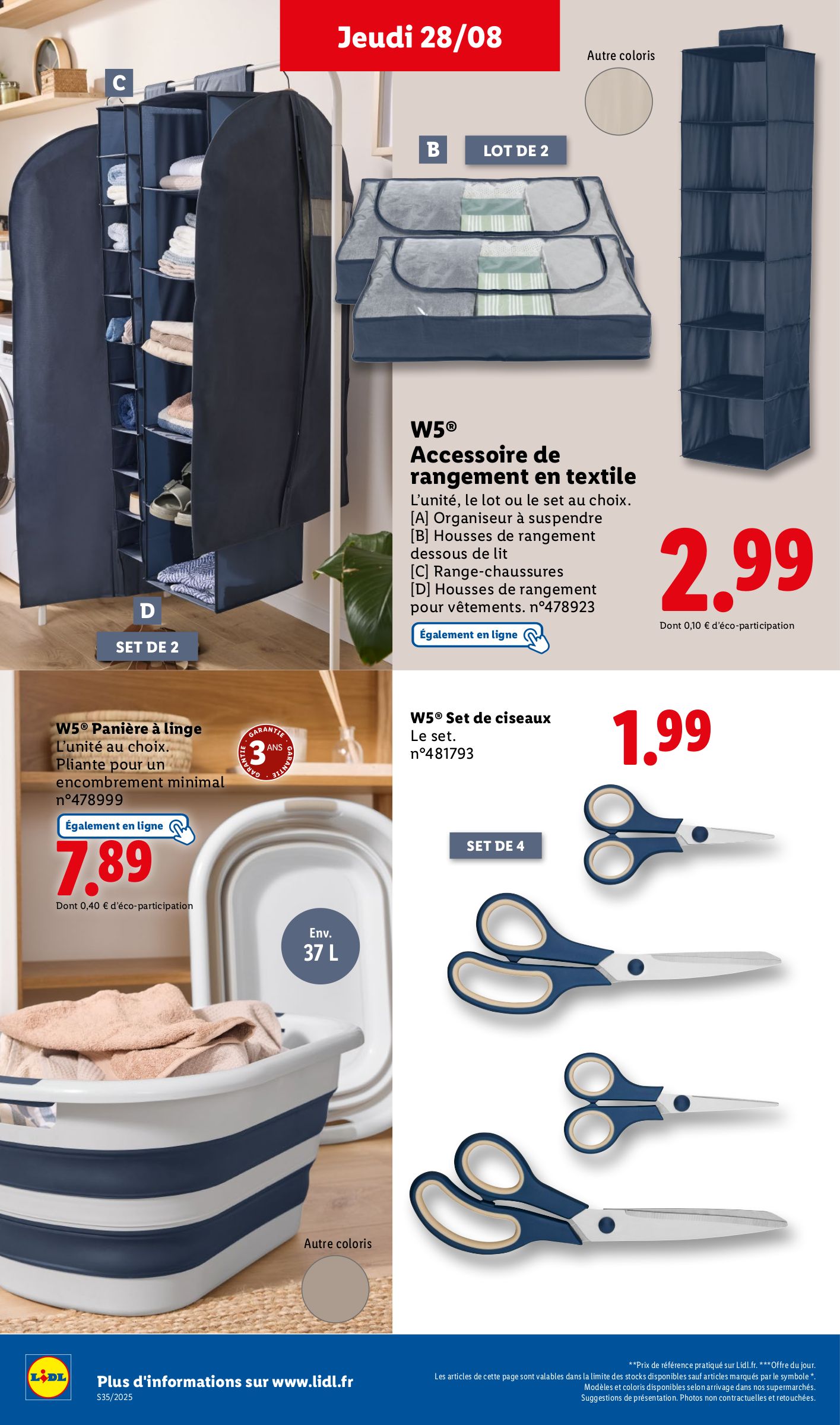 lidl - Catalogue Lidl - Les bonnes affaires de la semaine valable du 25/08 au 28/08 - page: 42 lidl - Catalogue Lidl - Les bonnes affaires de la semaine valable du 25/08 au 28/08 - page: 42