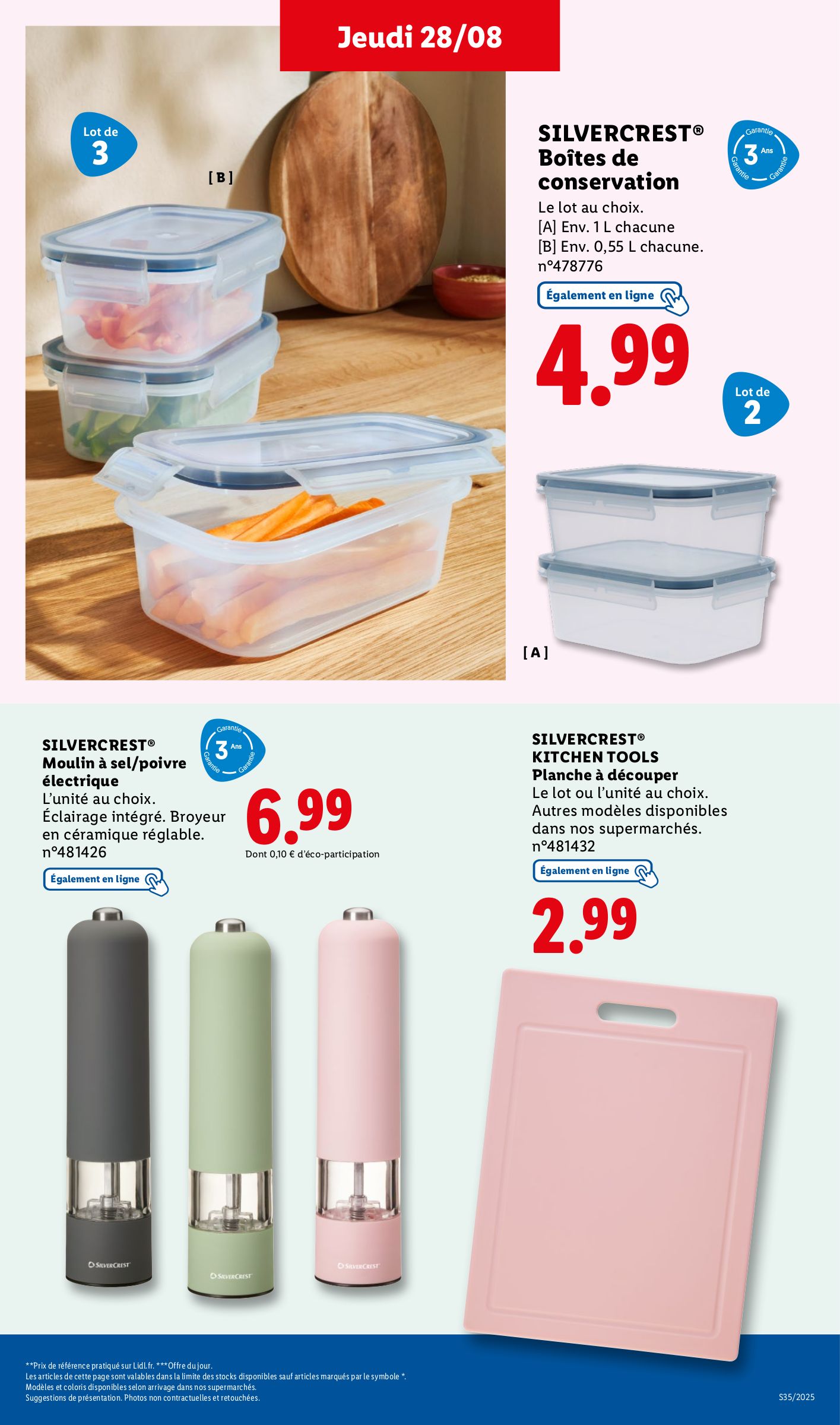 lidl - Catalogue Lidl - Les bonnes affaires de la semaine valable du 25/08 au 28/08 - page: 39 lidl - Catalogue Lidl - Les bonnes affaires de la semaine valable du 25/08 au 28/08 - page: 39