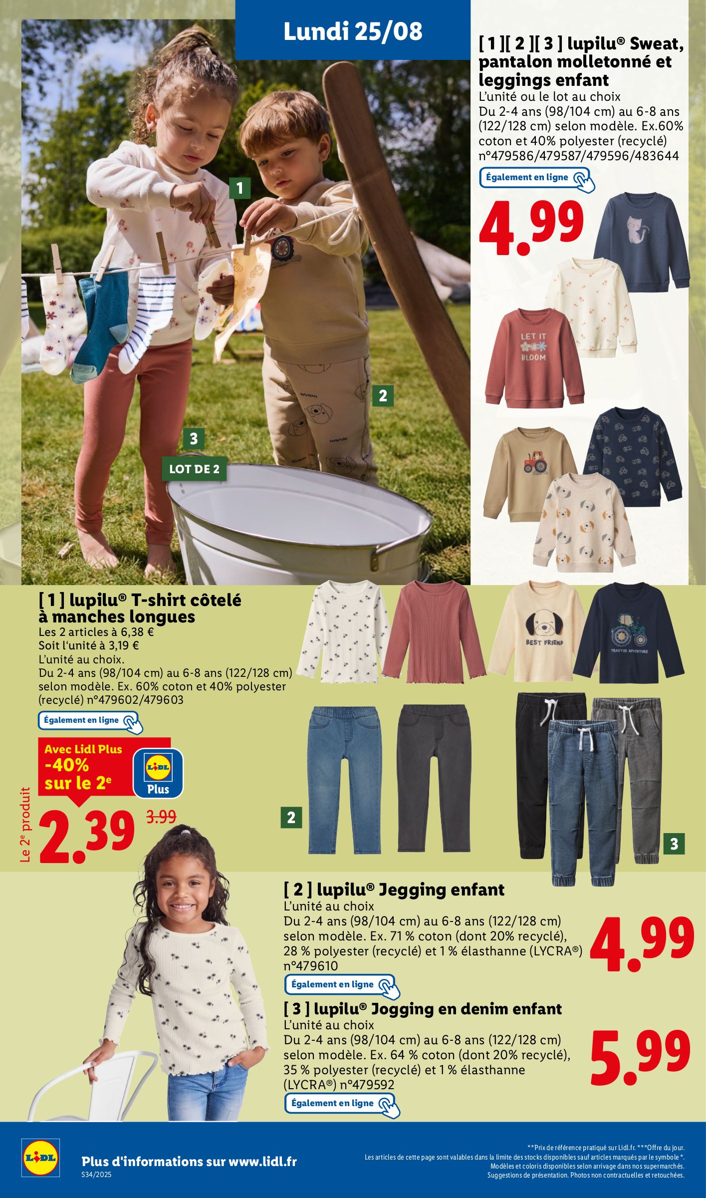 lidl - Catalogue Lidl - Les bonnes affaires de la semaine valable du 25/08 au 28/08 - page: 20 lidl - Catalogue Lidl - Les bonnes affaires de la semaine valable du 25/08 au 28/08 - page: 20
