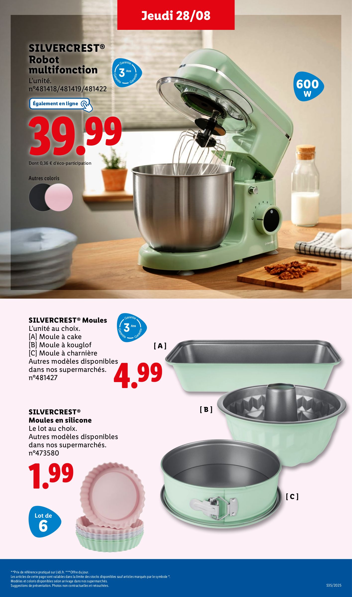 lidl - Catalogue Lidl - Les bonnes affaires de la semaine valable du 25/08 au 28/08 - page: 35 lidl - Catalogue Lidl - Les bonnes affaires de la semaine valable du 25/08 au 28/08 - page: 35