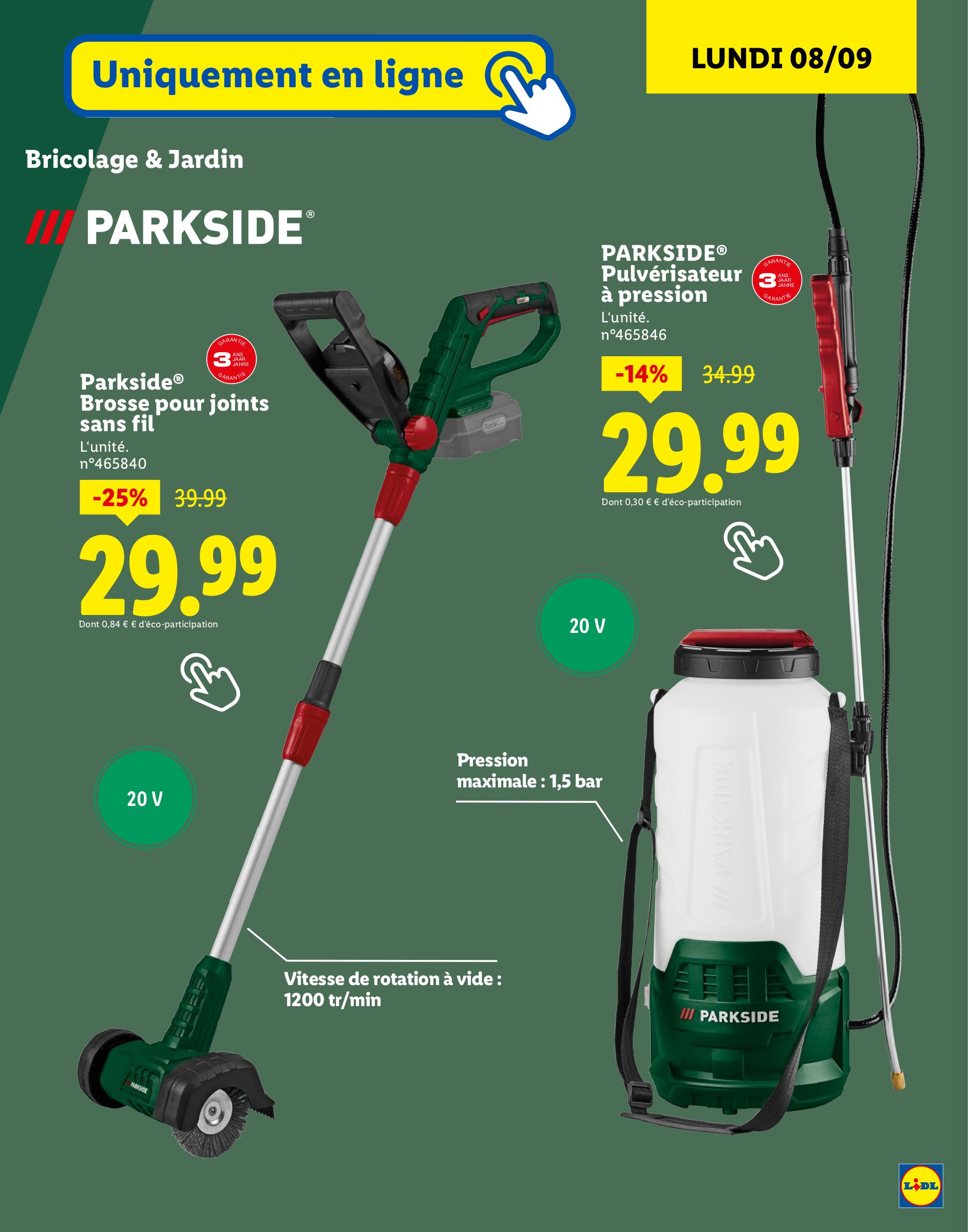 lidl - Catalogue Lidl - Catalogue Parkside valable du 01/09 au 18/09 - page: 27 lidl - Catalogue Lidl - Catalogue Parkside valable du 01/09 au 18/09 - page: 27
