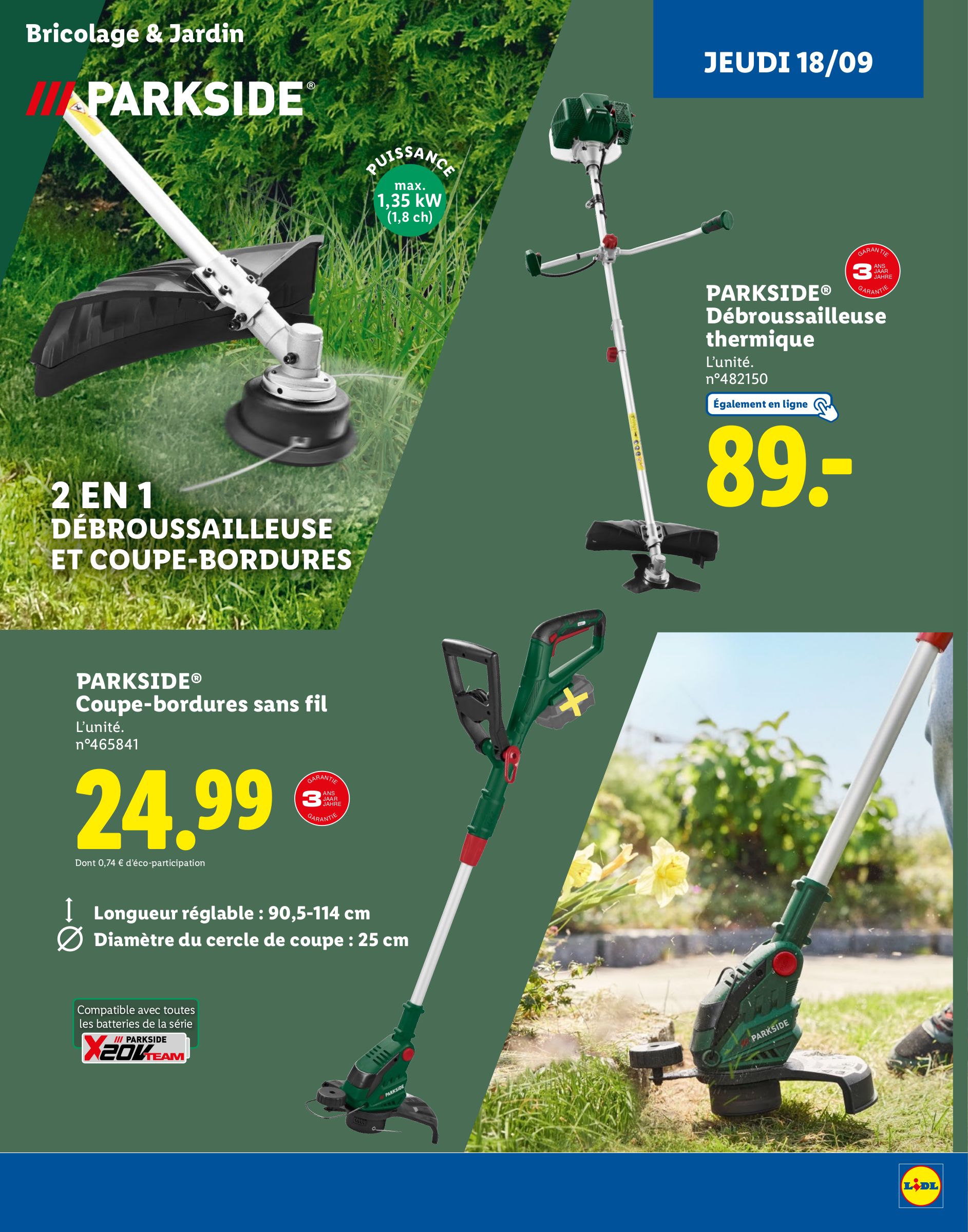 lidl - Catalogue Lidl - Catalogue Parkside valable du 01/09 au 18/09 - page: 39 lidl - Catalogue Lidl - Catalogue Parkside valable du 01/09 au 18/09 - page: 39
