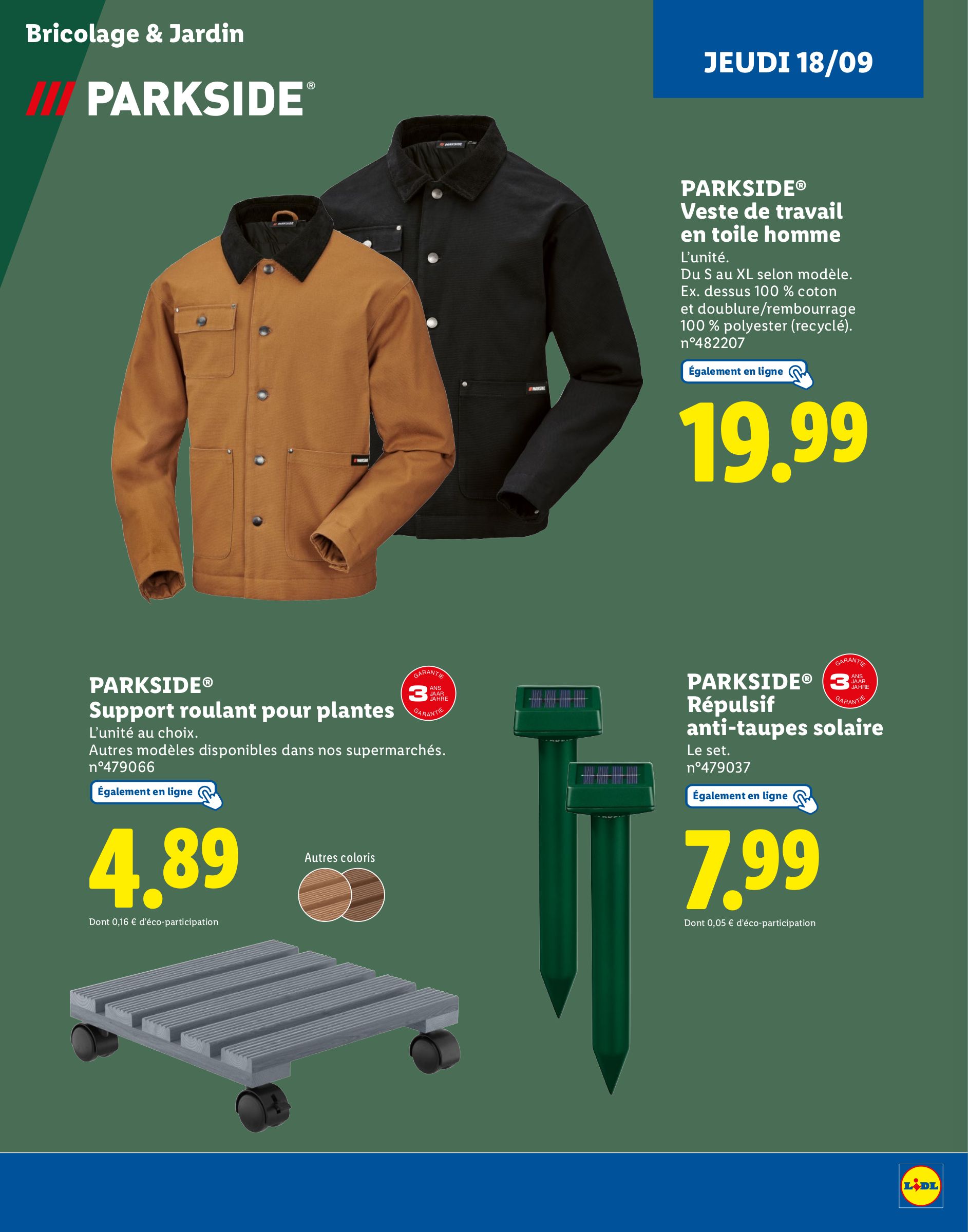 lidl - Catalogue Lidl - Catalogue Parkside valable du 01/09 au 18/09 - page: 41 lidl - Catalogue Lidl - Catalogue Parkside valable du 01/09 au 18/09 - page: 41