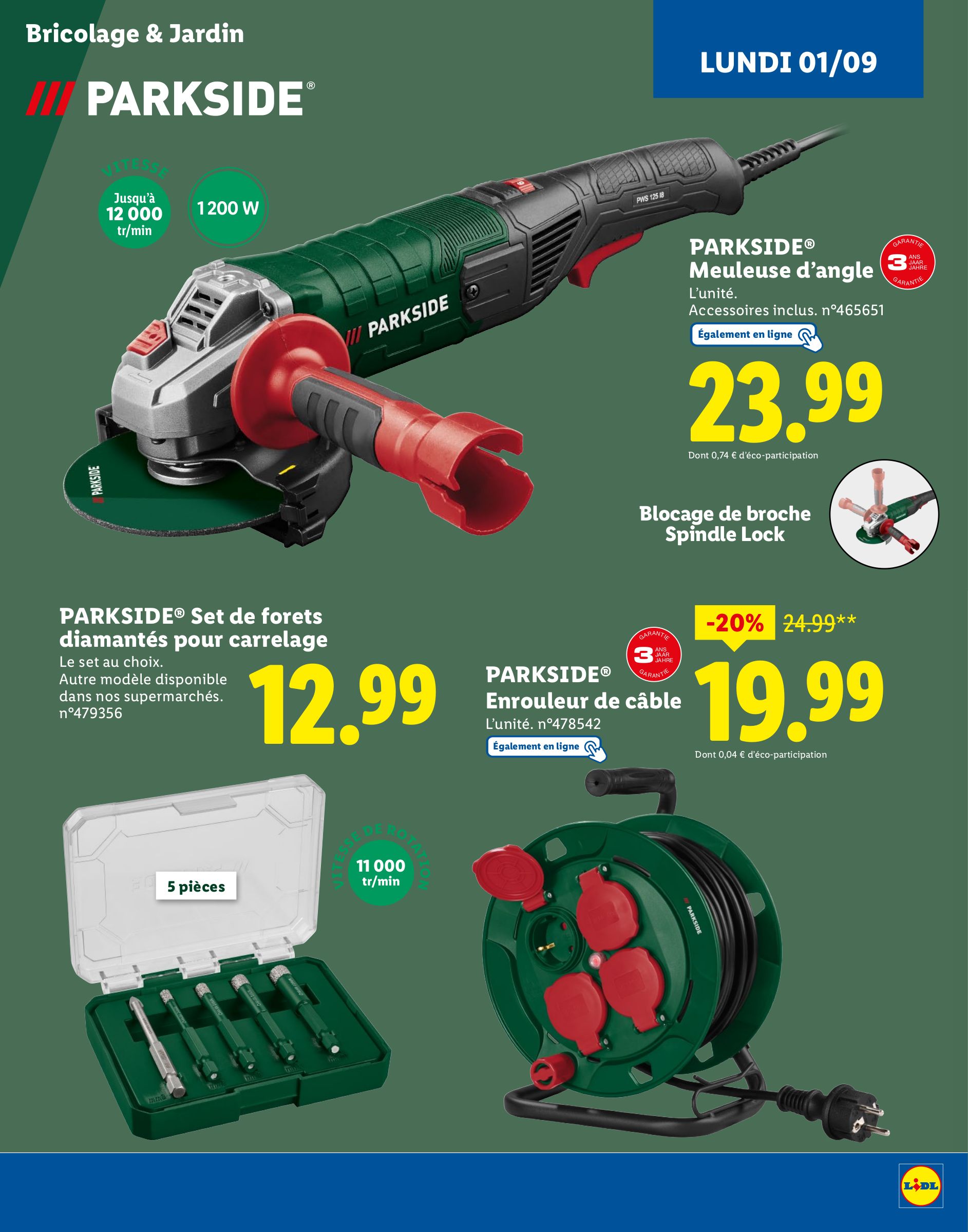 lidl - Catalogue Lidl - Catalogue Parkside valable du 01/09 au 18/09 - page: 9 lidl - Catalogue Lidl - Catalogue Parkside valable du 01/09 au 18/09 - page: 9