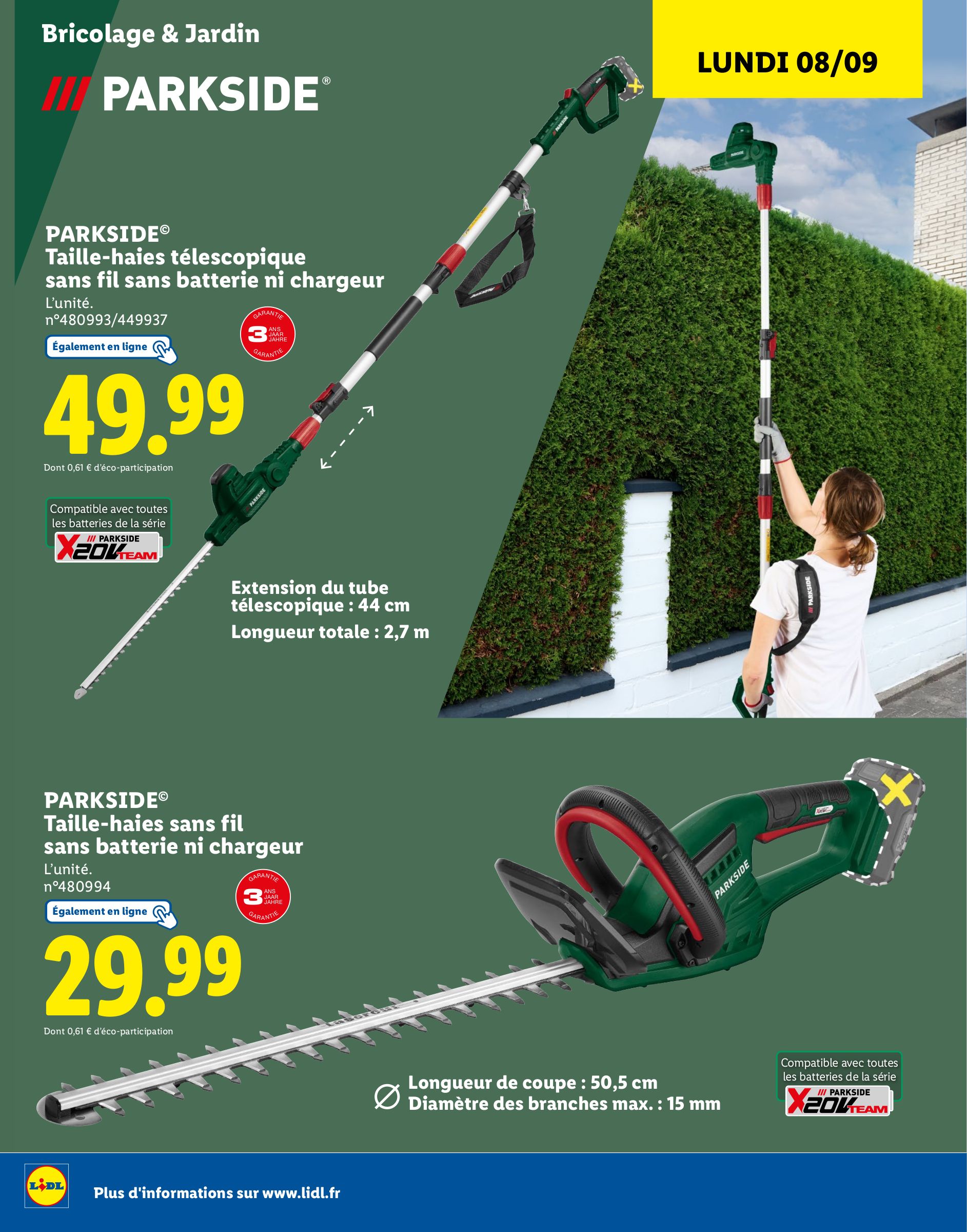 lidl - Catalogue Lidl - Catalogue Parkside valable du 01/09 au 18/09 - page: 22 lidl - Catalogue Lidl - Catalogue Parkside valable du 01/09 au 18/09 - page: 22