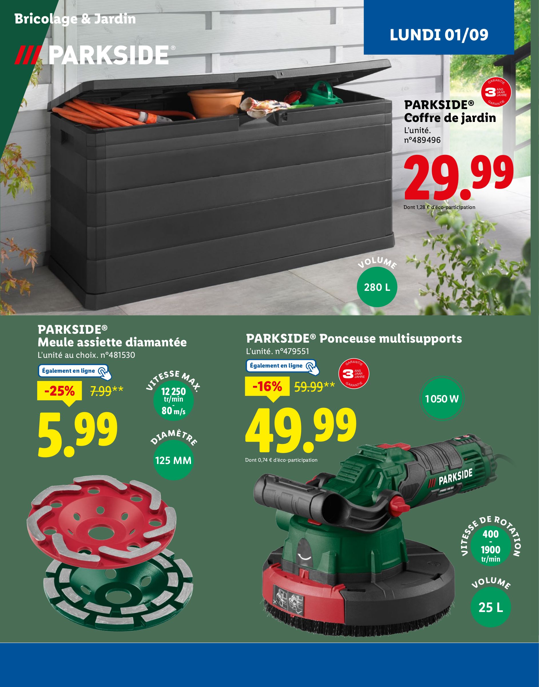 lidl - Catalogue Lidl - Catalogue Parkside valable du 01/09 au 18/09 - page: 7 lidl - Catalogue Lidl - Catalogue Parkside valable du 01/09 au 18/09 - page: 7