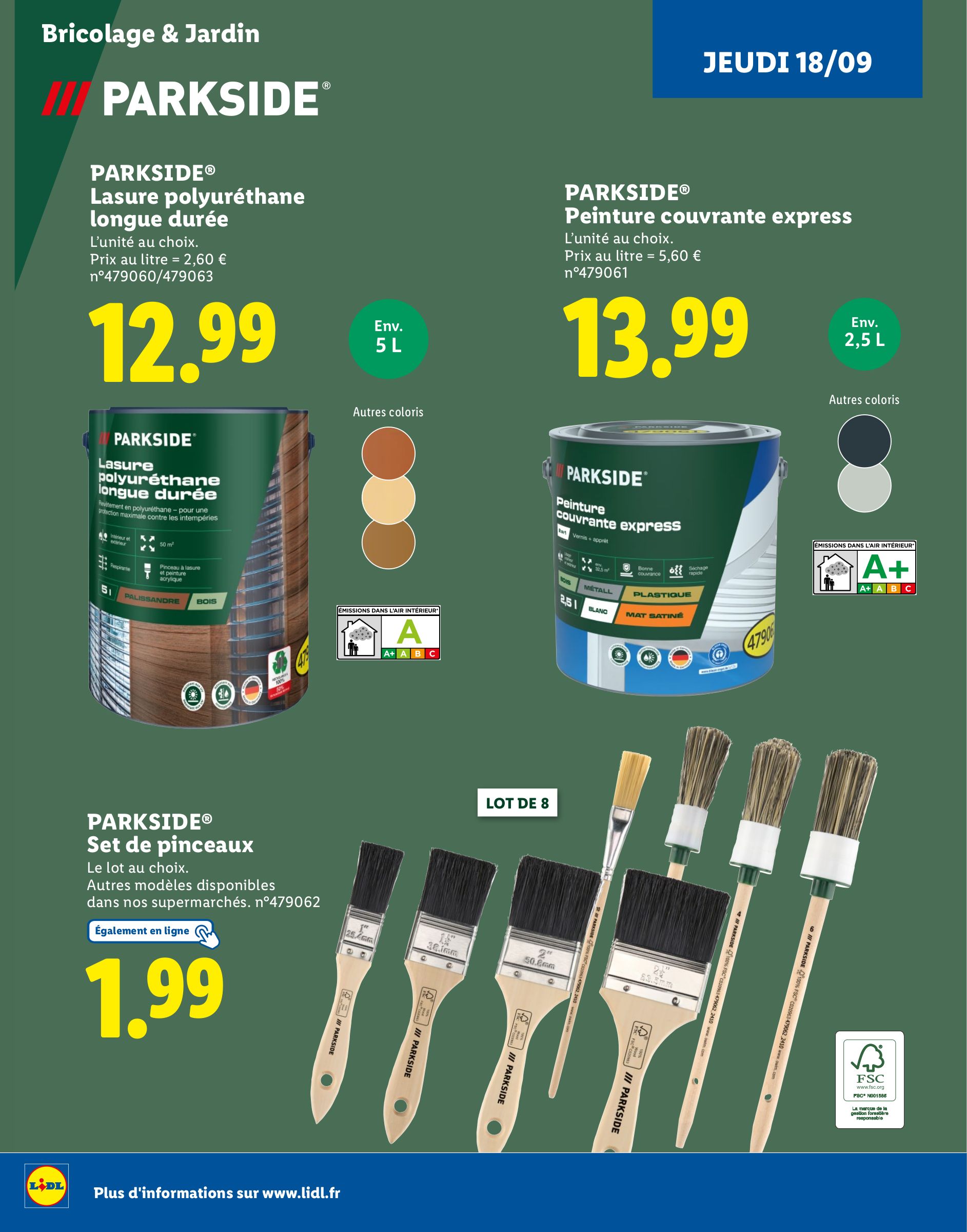 lidl - Catalogue Lidl - Catalogue Parkside valable du 01/09 au 18/09 - page: 36 lidl - Catalogue Lidl - Catalogue Parkside valable du 01/09 au 18/09 - page: 36