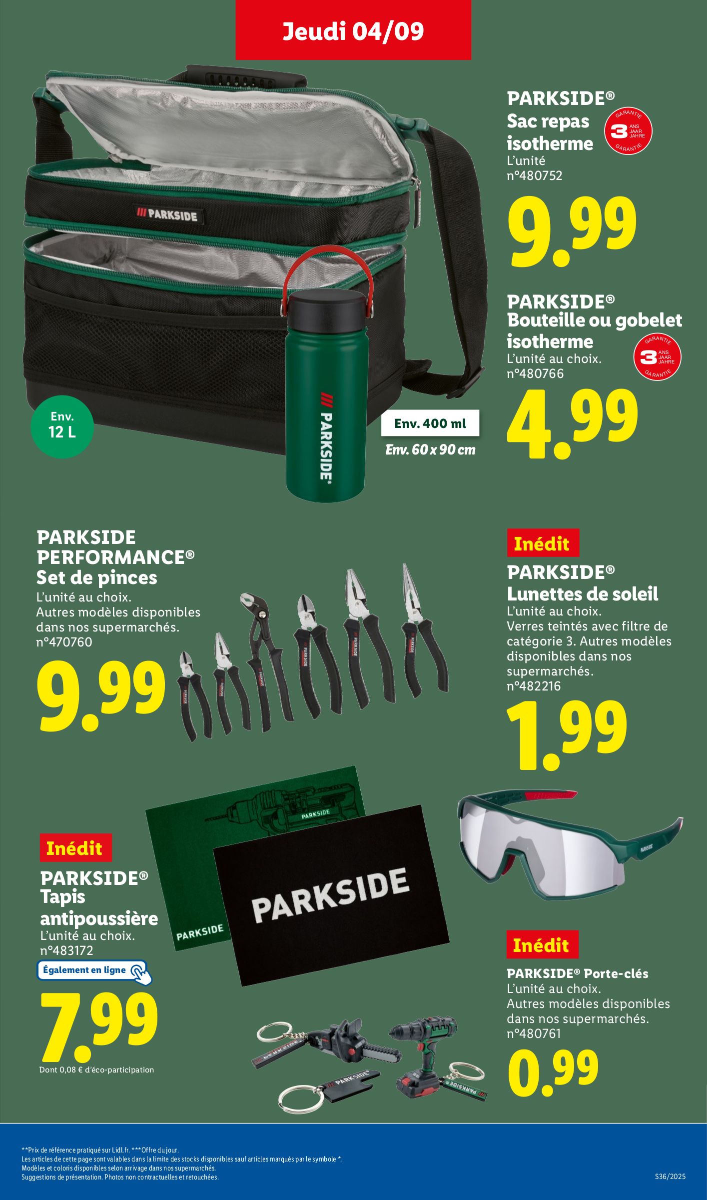 lidl - Catalogue Lidl - Les bonnes affaires de la semaine valable du 01/09 au 04/09 - page: 29 lidl - Catalogue Lidl - Les bonnes affaires de la semaine valable du 01/09 au 04/09 - page: 29