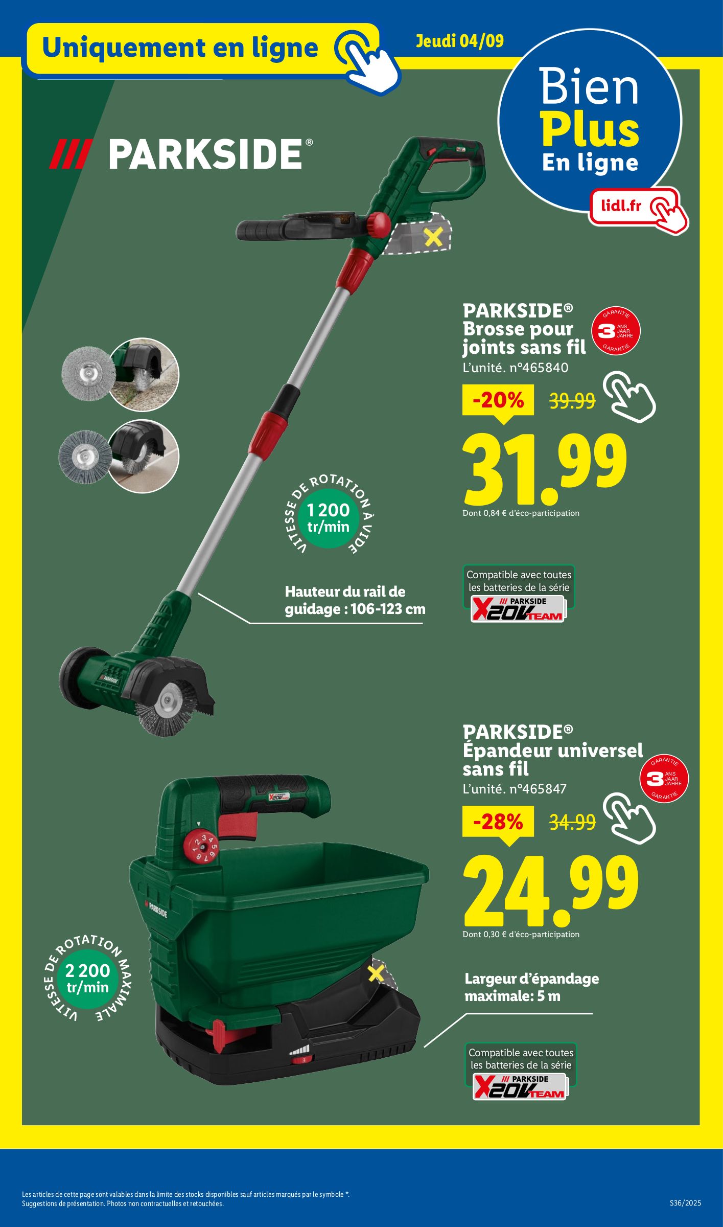 lidl - Catalogue Lidl - Les bonnes affaires de la semaine valable du 01/09 au 04/09 - page: 23 lidl - Catalogue Lidl - Les bonnes affaires de la semaine valable du 01/09 au 04/09 - page: 23