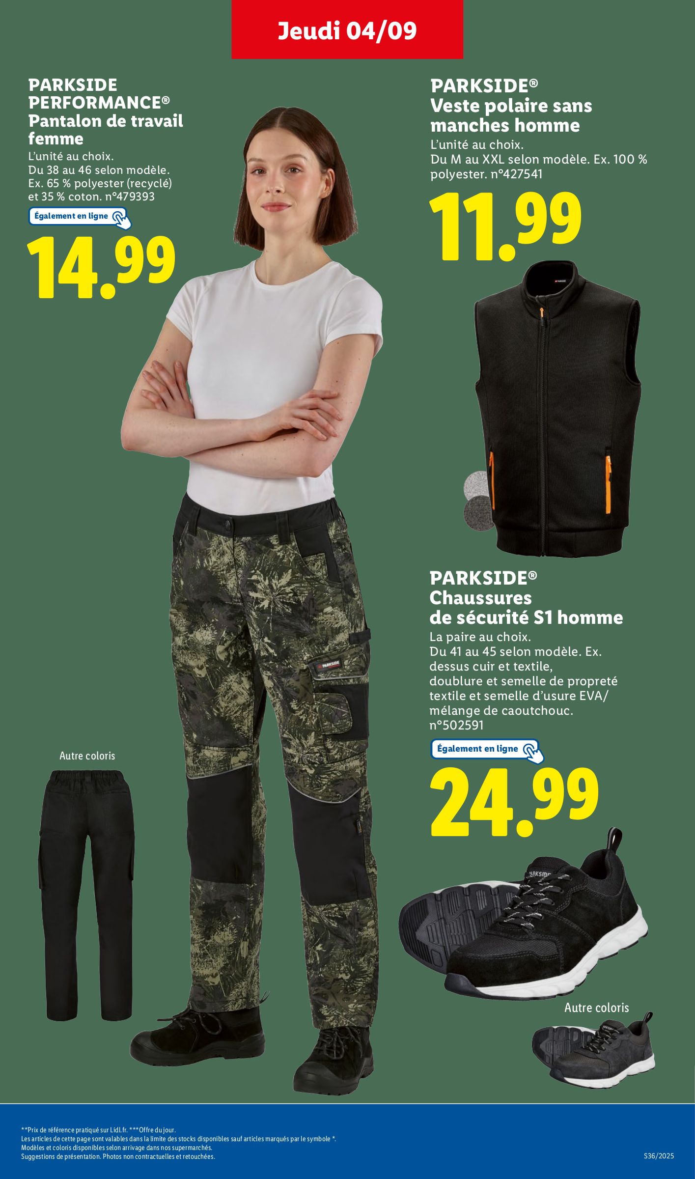 lidl - Catalogue Lidl - Les bonnes affaires de la semaine valable du 01/09 au 04/09 - page: 37 lidl - Catalogue Lidl - Les bonnes affaires de la semaine valable du 01/09 au 04/09 - page: 37