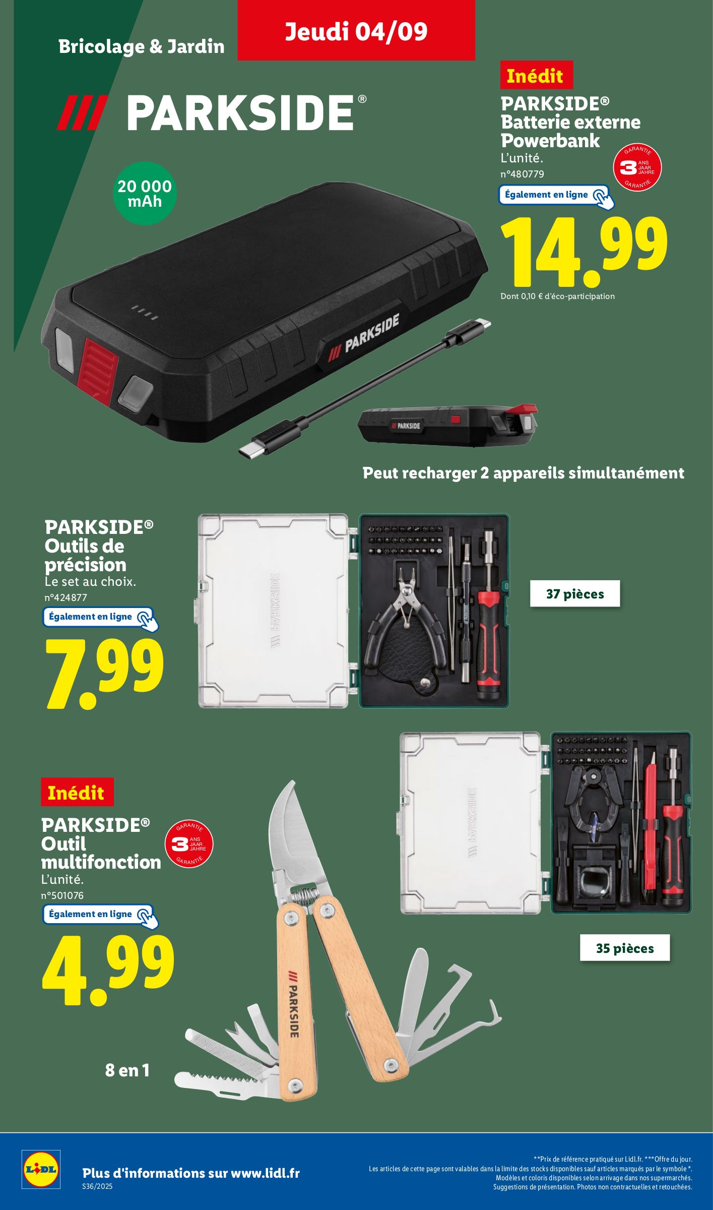 lidl - Catalogue Lidl - Les bonnes affaires de la semaine valable du 01/09 au 04/09 - page: 32 lidl - Catalogue Lidl - Les bonnes affaires de la semaine valable du 01/09 au 04/09 - page: 32