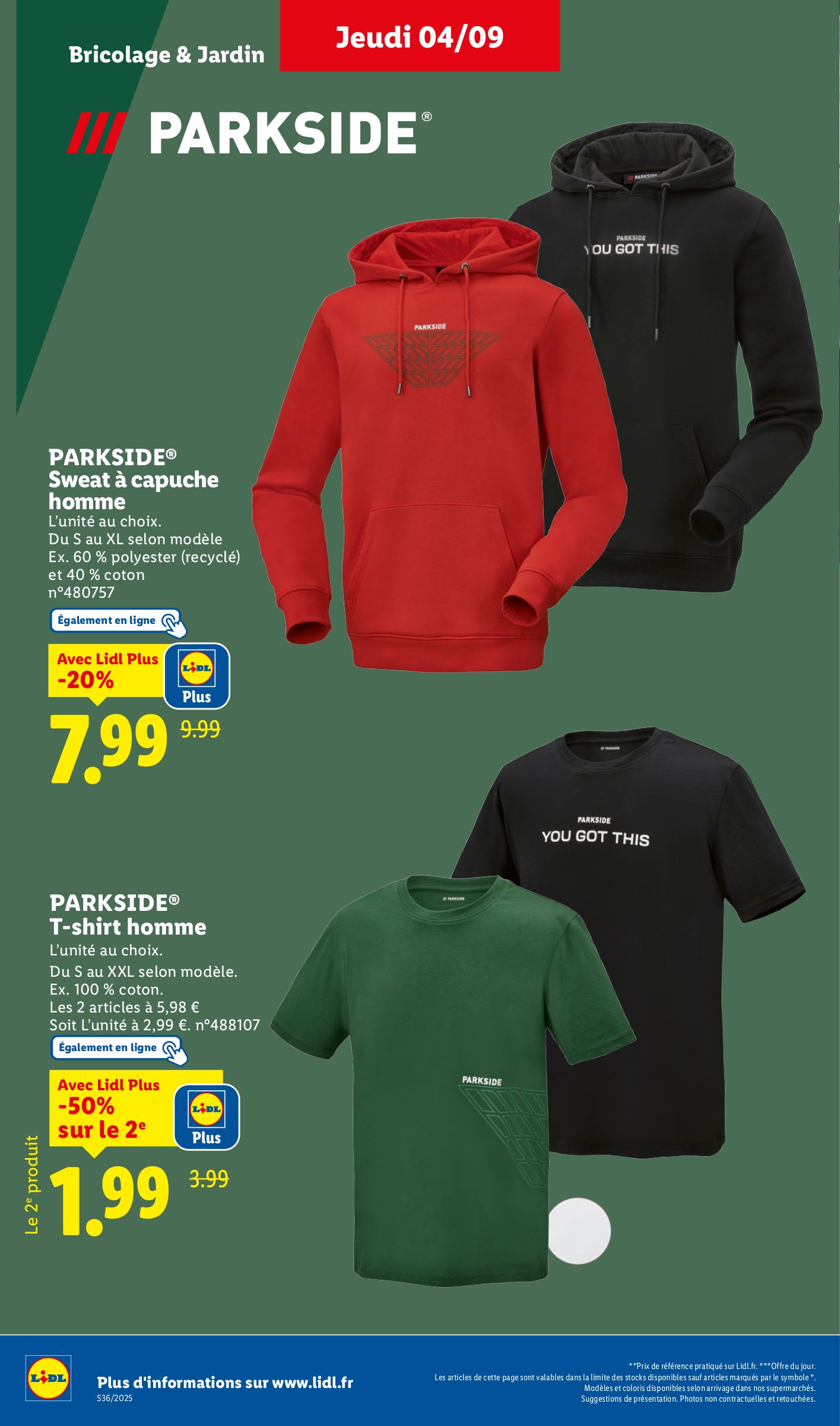 lidl - Catalogue Lidl - Les bonnes affaires de la semaine valable du 01/09 au 04/09 - page: 34 lidl - Catalogue Lidl - Les bonnes affaires de la semaine valable du 01/09 au 04/09 - page: 34
