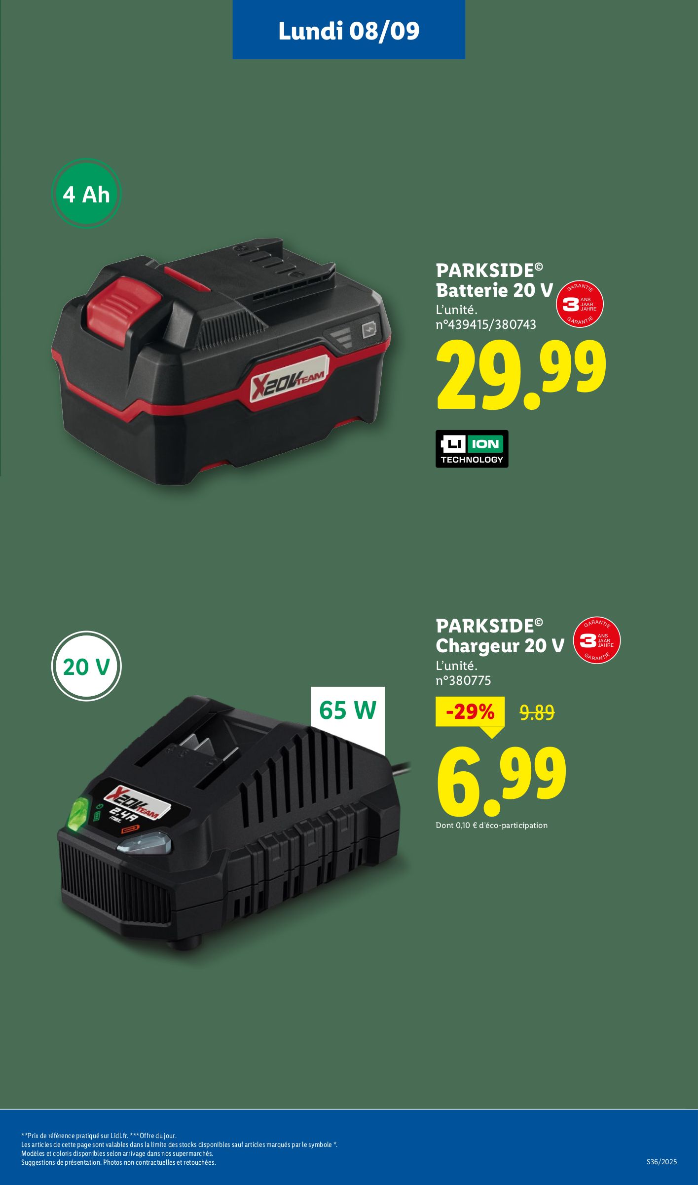 lidl - Catalogue Lidl - Les bonnes affaires de la semaine valable du 04/09 au 08/09 - page: 29 lidl - Catalogue Lidl - Les bonnes affaires de la semaine valable du 04/09 au 08/09 - page: 29