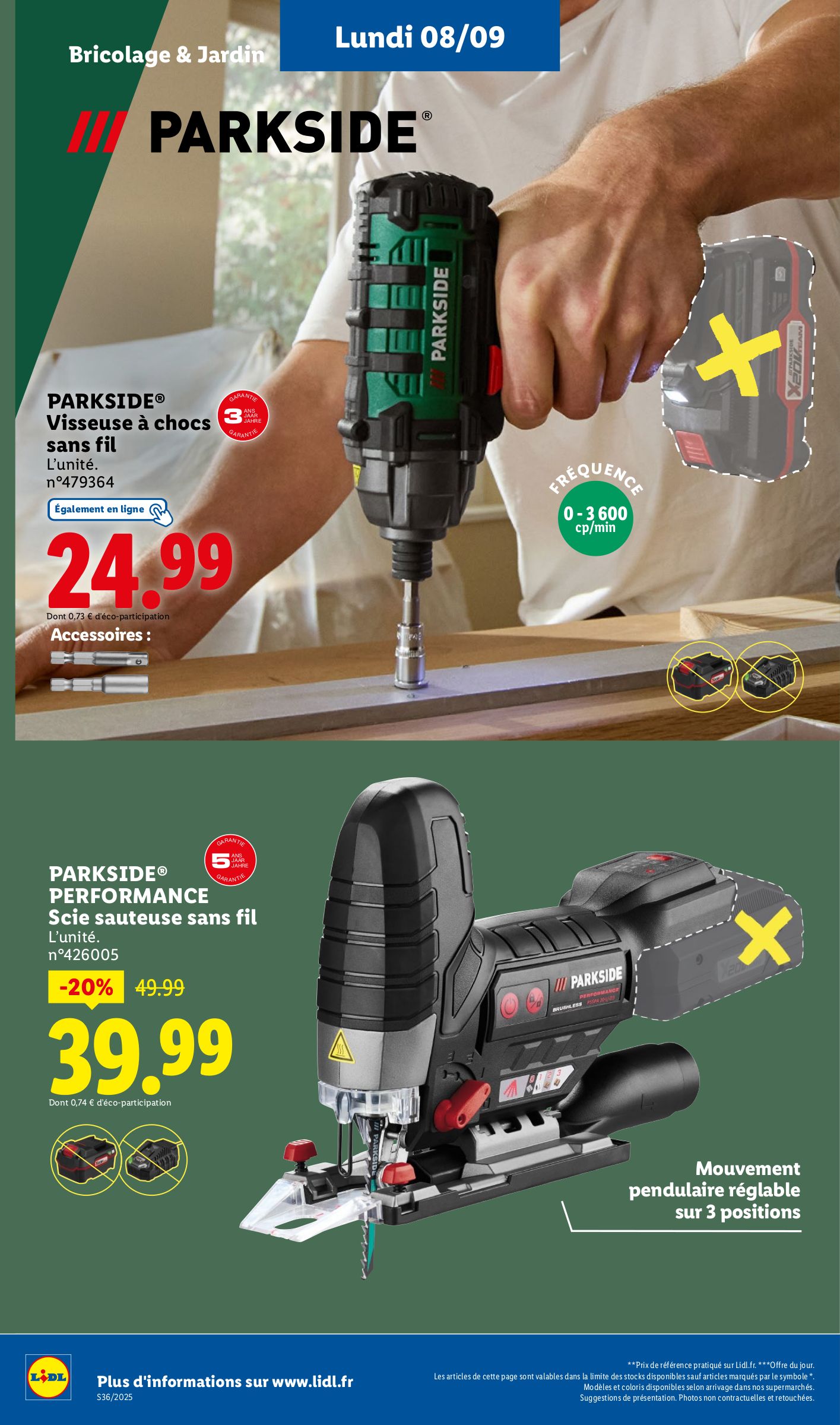lidl - Catalogue Lidl - Les bonnes affaires de la semaine valable du 04/09 au 08/09 - page: 36 lidl - Catalogue Lidl - Les bonnes affaires de la semaine valable du 04/09 au 08/09 - page: 36
