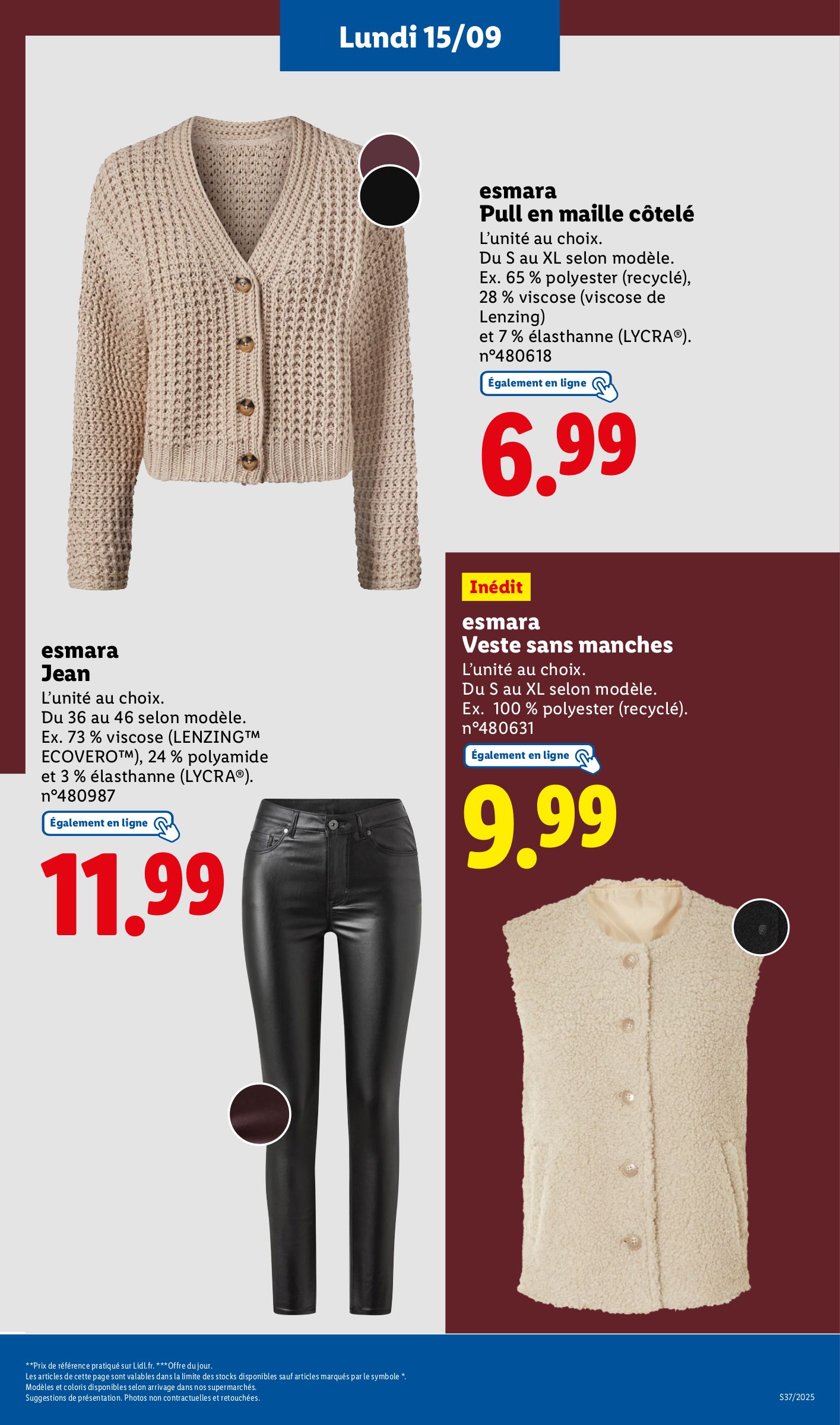 lidl - Catalogue Lidl valable du 11/09 au 17/09 - page: 71