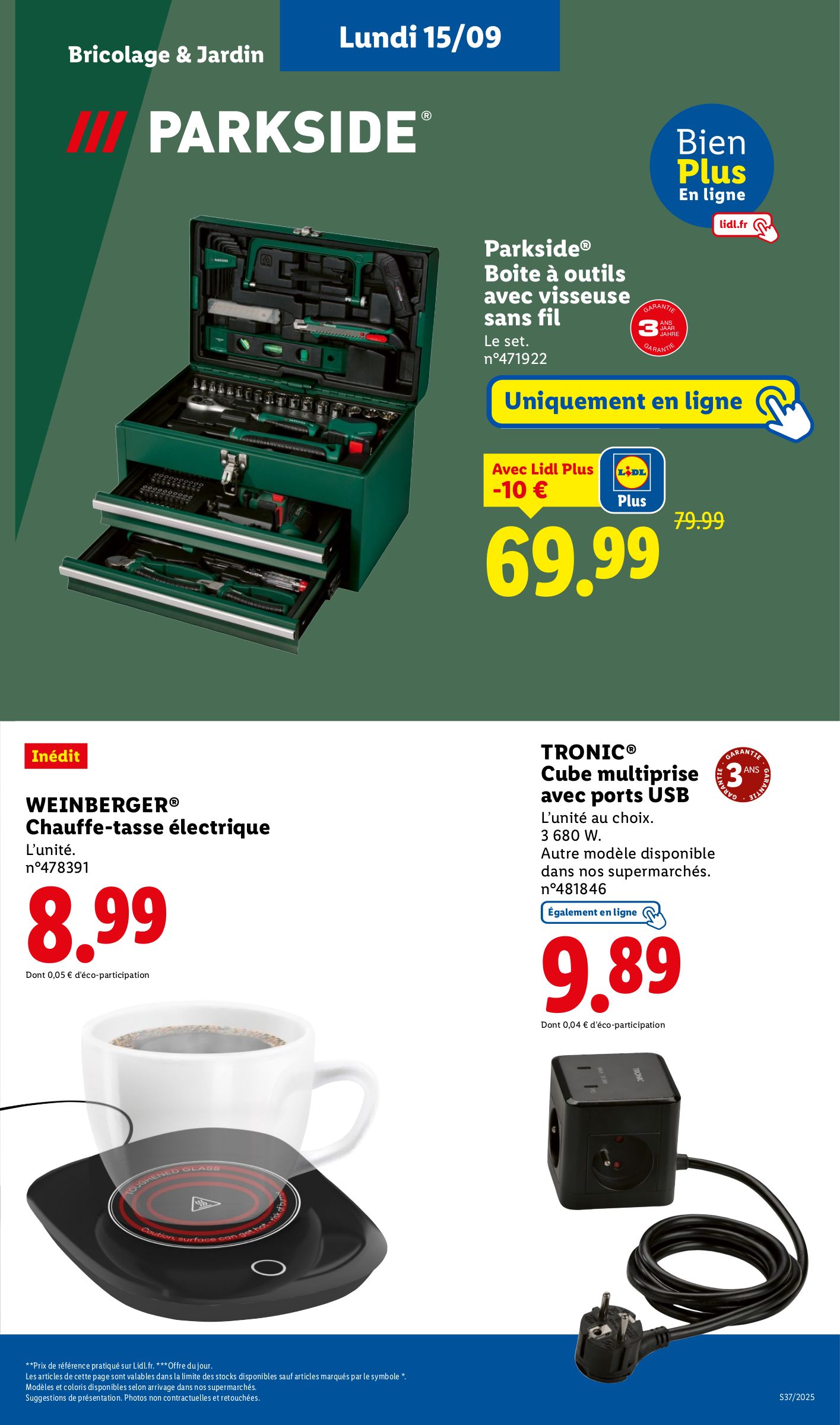 lidl - Catalogue Lidl - Les bonnes affaires de la semaine valable du 11/09 au 15/09 - page: 41 lidl - Catalogue Lidl - Les bonnes affaires de la semaine valable du 11/09 au 15/09 - page: 41