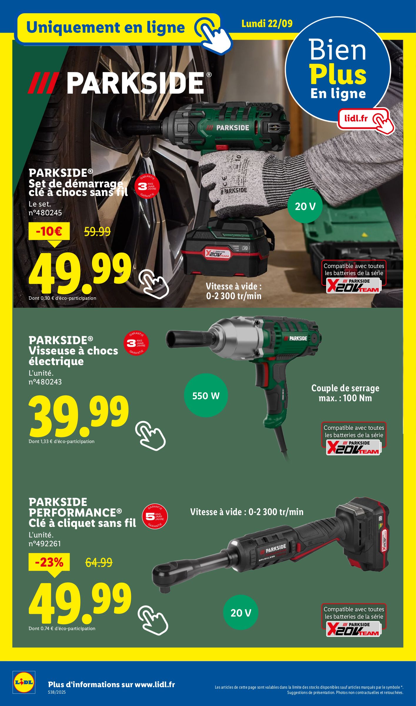 lidl - Catalogue Lidl valable du 18/09 au 24/09 - page: 54 lidl - Catalogue Lidl valable du 18/09 au 24/09 - page: 54