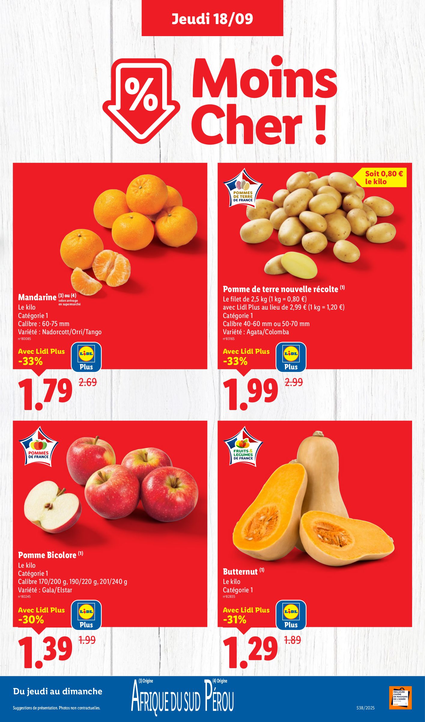 lidl - Catalogue Lidl valable du 18/09 au 24/09 - page: 3 lidl - Catalogue Lidl valable du 18/09 au 24/09 - page: 3