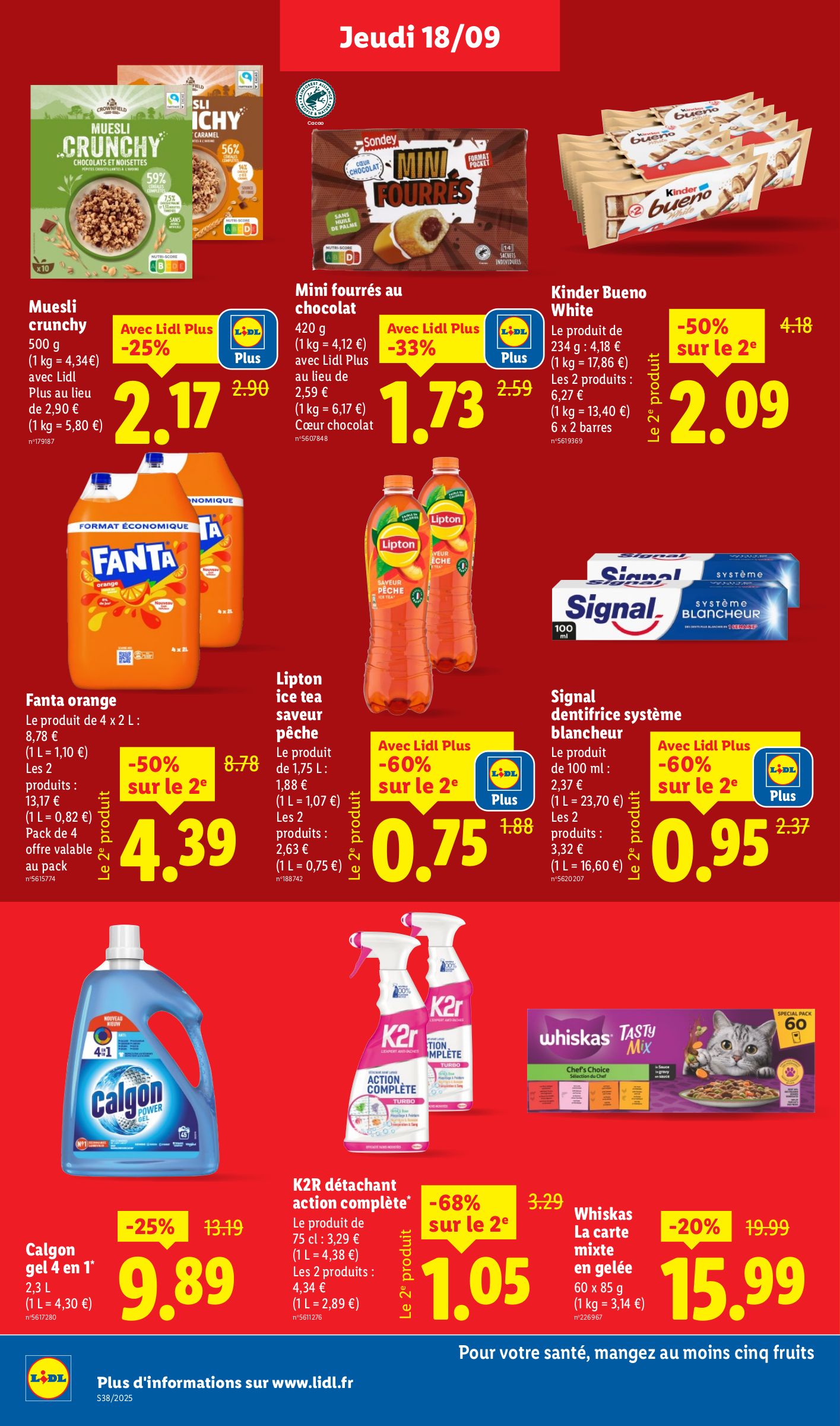 lidl - Catalogue Lidl valable du 18/09 au 24/09 - page: 14 lidl - Catalogue Lidl valable du 18/09 au 24/09 - page: 14