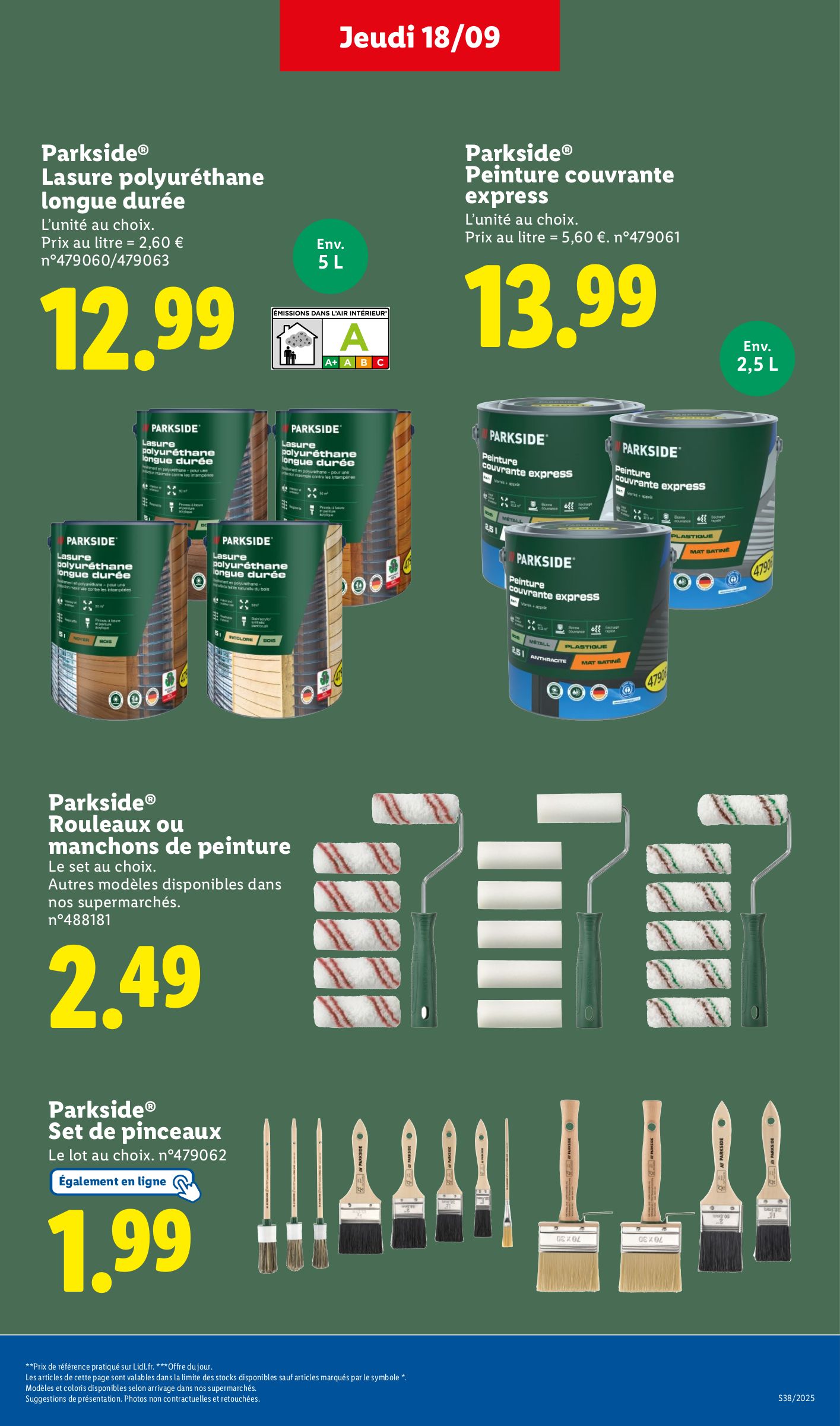 lidl - Catalogue Lidl - Les bonnes affaires de la semaine valable du 15/09 au 18/09 - page: 35