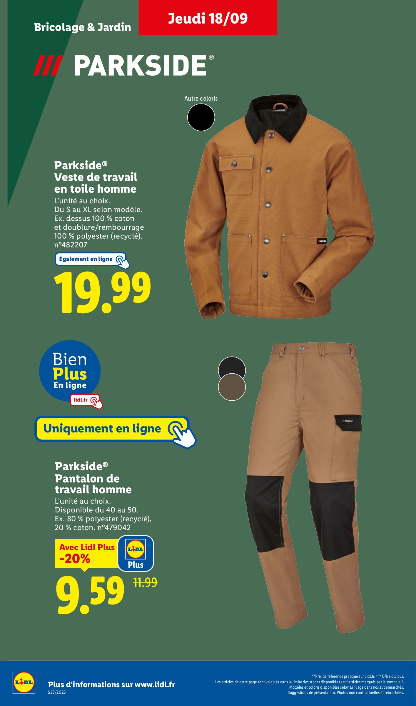 lidl - Catalogue Lidl - Les bonnes affaires de la semaine valable du 15/09 au 18/09 - page: 36