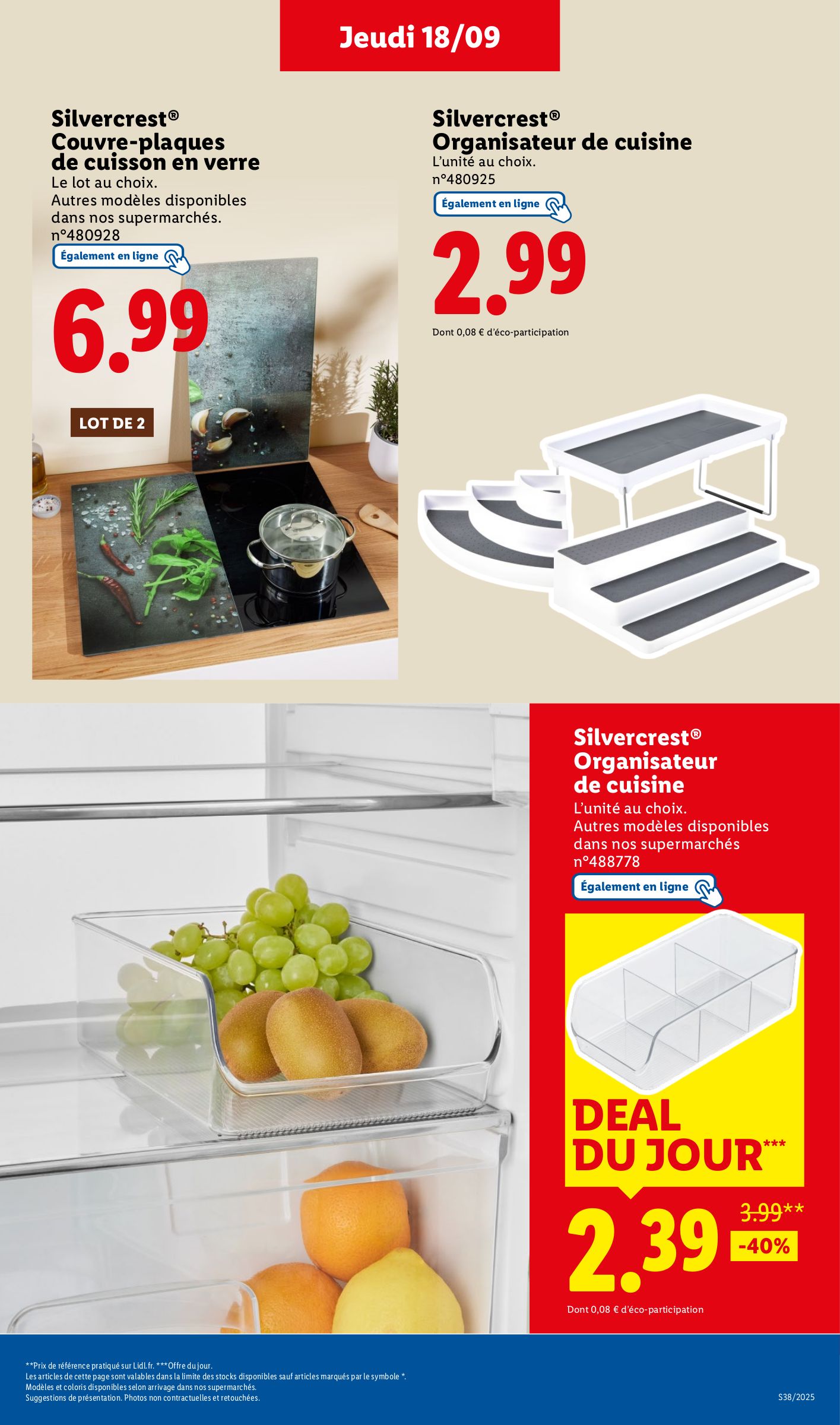 lidl - Catalogue Lidl - Les bonnes affaires de la semaine valable du 15/09 au 18/09 - page: 39