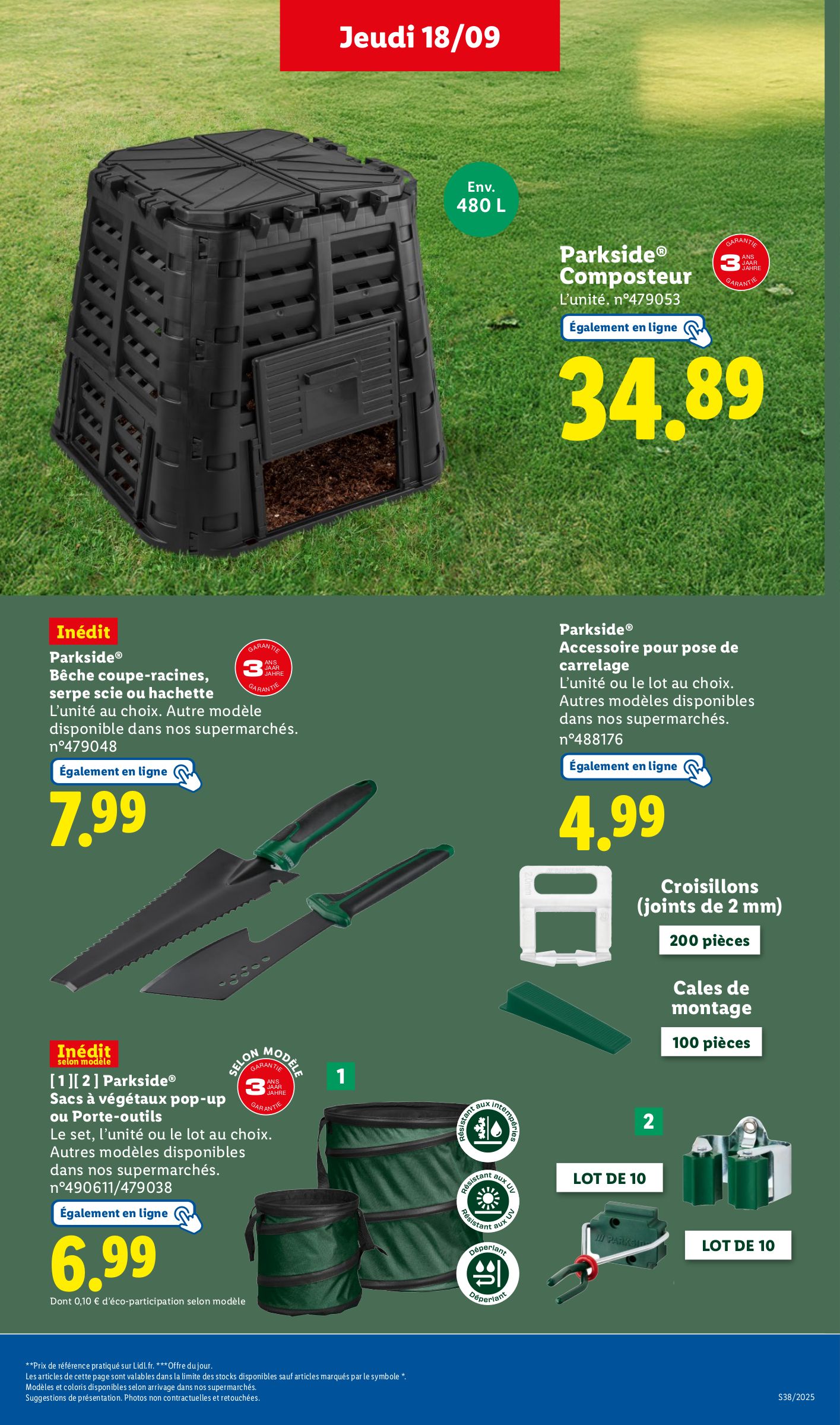 lidl - Catalogue Lidl - Les bonnes affaires de la semaine valable du 15/09 au 18/09 - page: 33