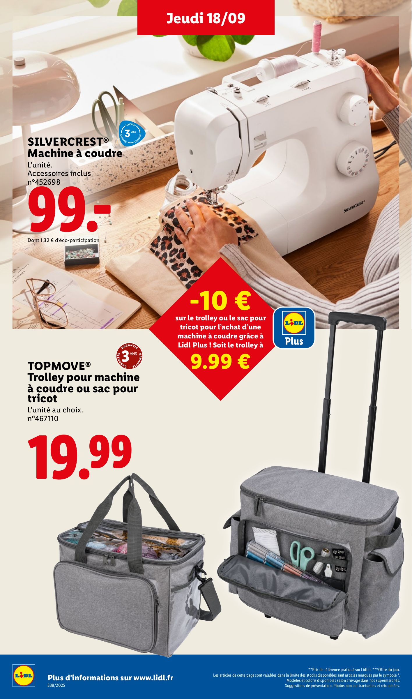 lidl - Catalogue Lidl - Les bonnes affaires de la semaine valable du 15/09 au 18/09 - page: 42