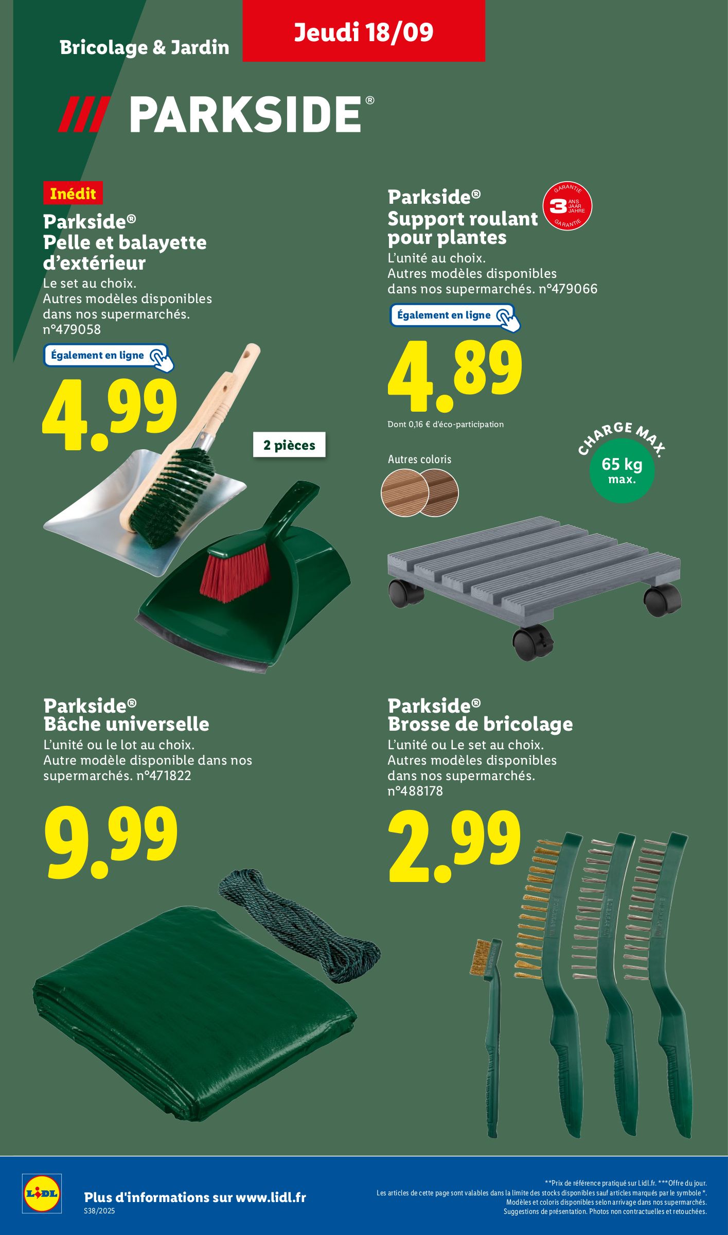 lidl - Catalogue Lidl - Les bonnes affaires de la semaine valable du 15/09 au 18/09 - page: 34