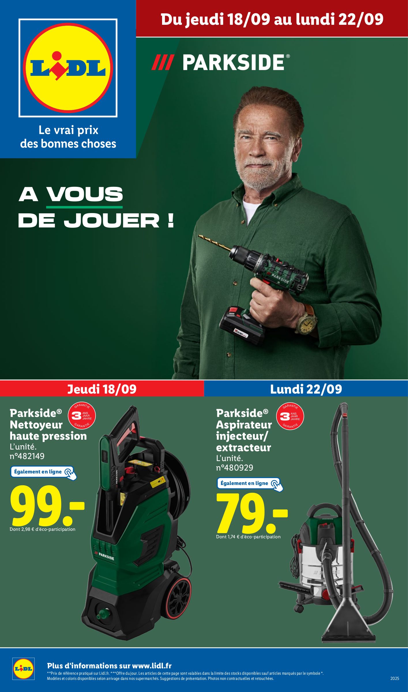 lidl - Catalogue Lidl - Les bonnes affaires de la semaine valable du 18/09 au 22/09