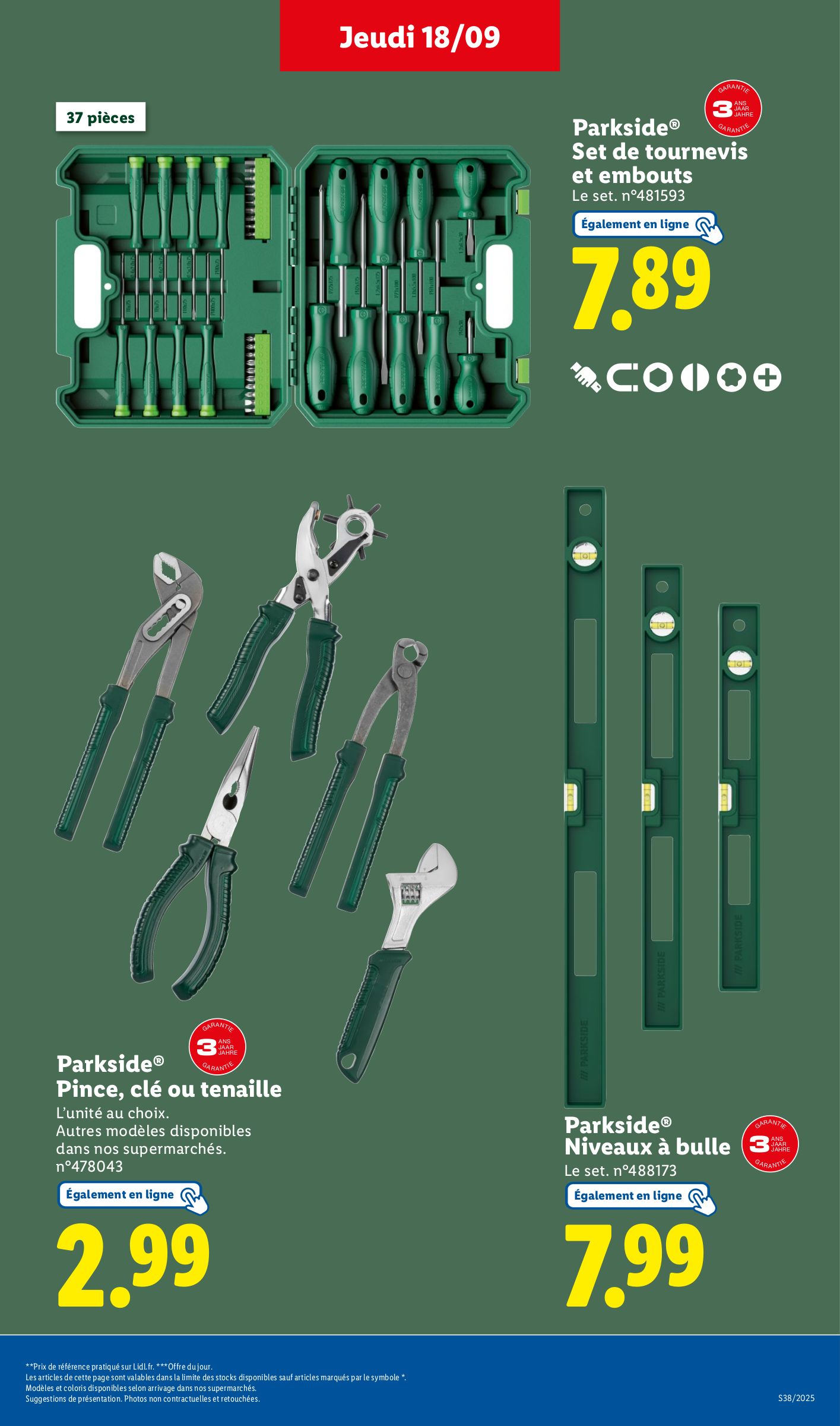 lidl - Catalogue Lidl - Les bonnes affaires de la semaine valable du 18/09 au 22/09 - page: 13
