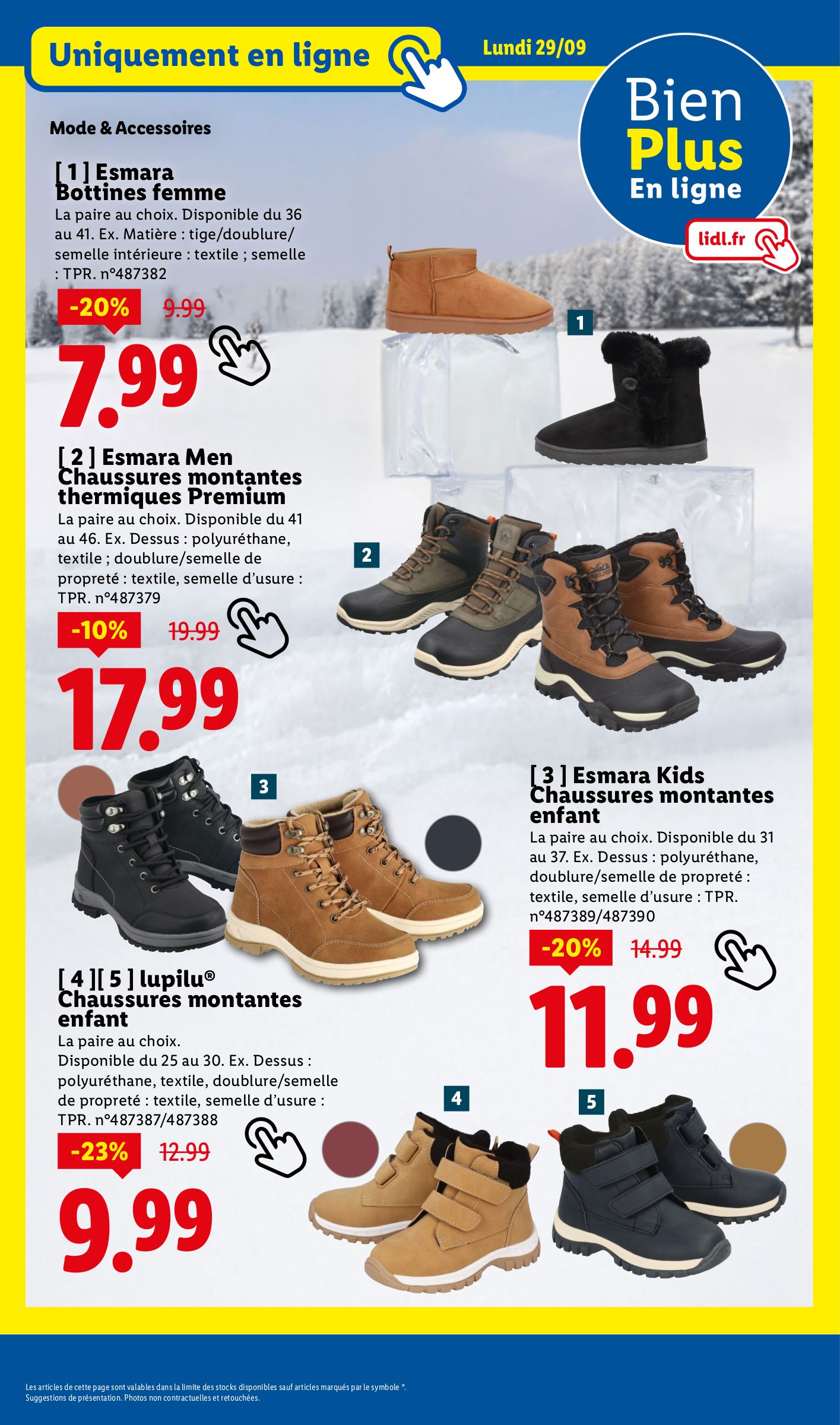 lidl - Catalogue Lidl valable du 25/09 au 01/10 - page: 59