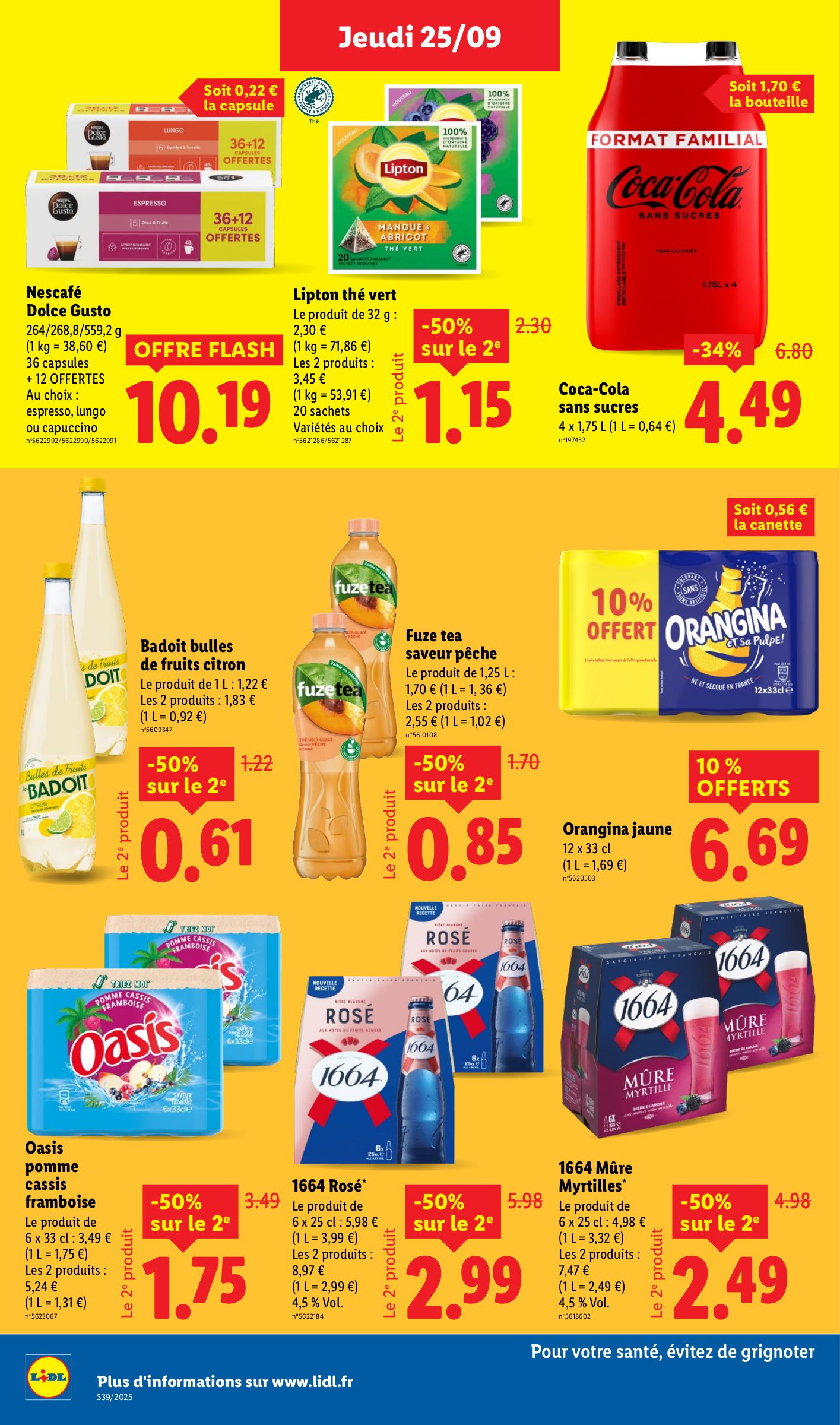 lidl - Catalogue Lidl valable du 25/09 au 01/10 - page: 16