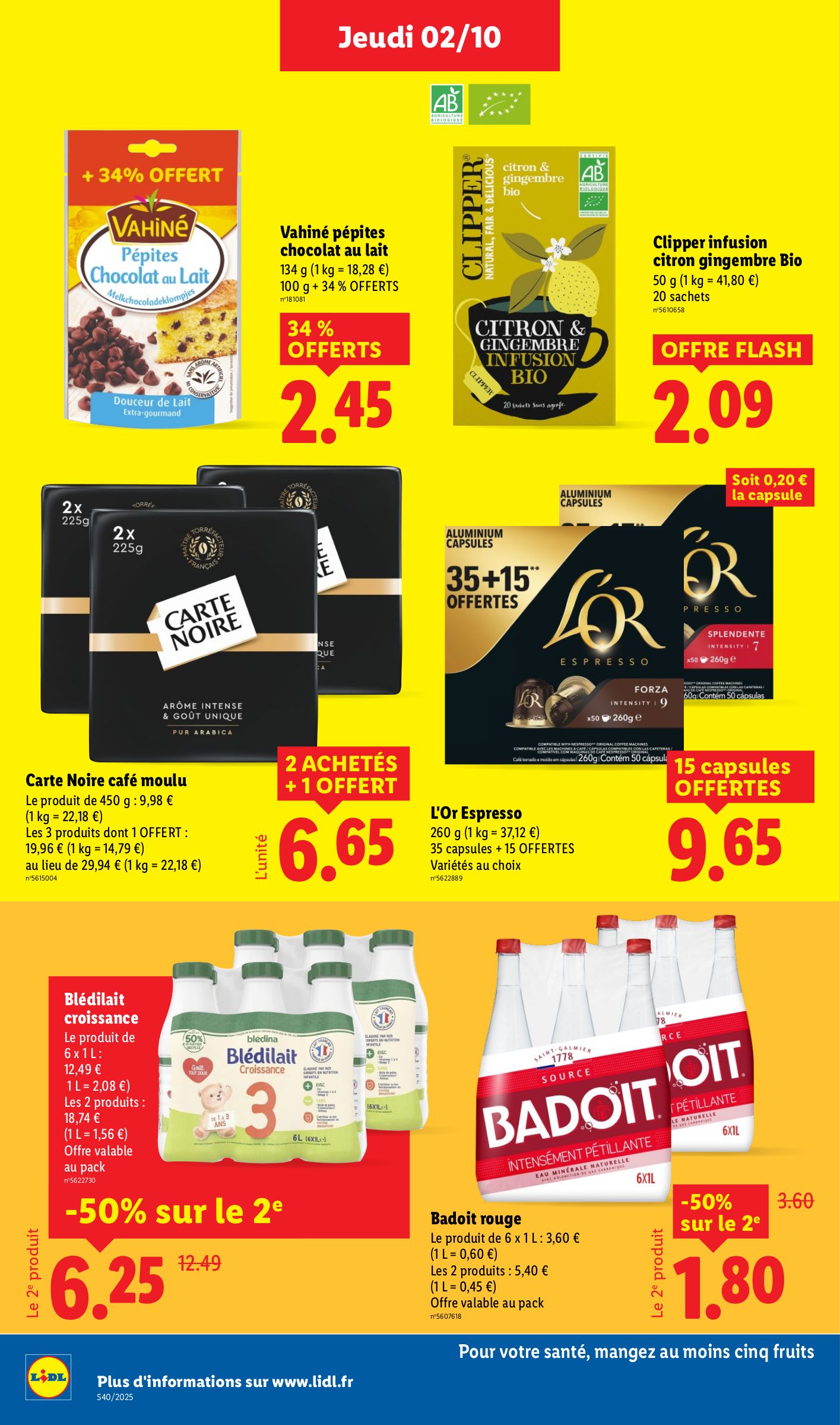 lidl - Catalogue Lidl valable du 02/10 au 08/10 - page: 20