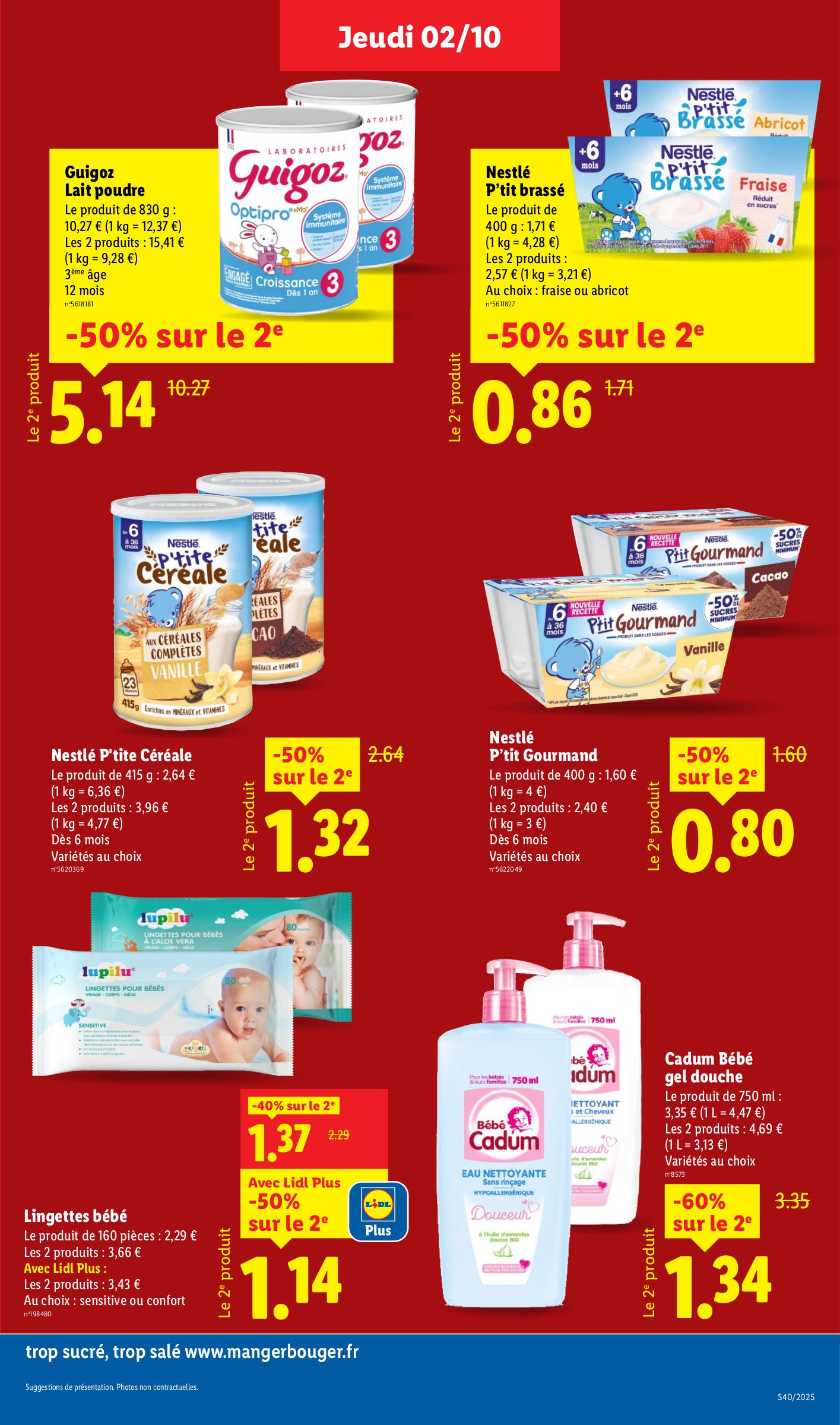 lidl - Catalogue Lidl valable du 02/10 au 08/10 - page: 15