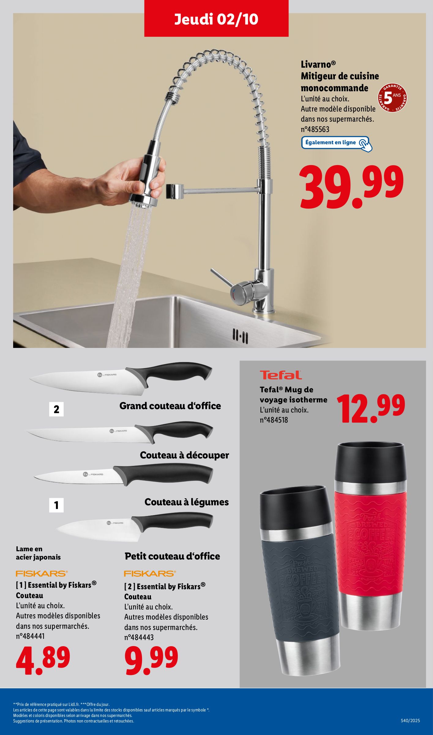 lidl - Catalogue Lidl valable du 02/10 au 08/10 - page: 39