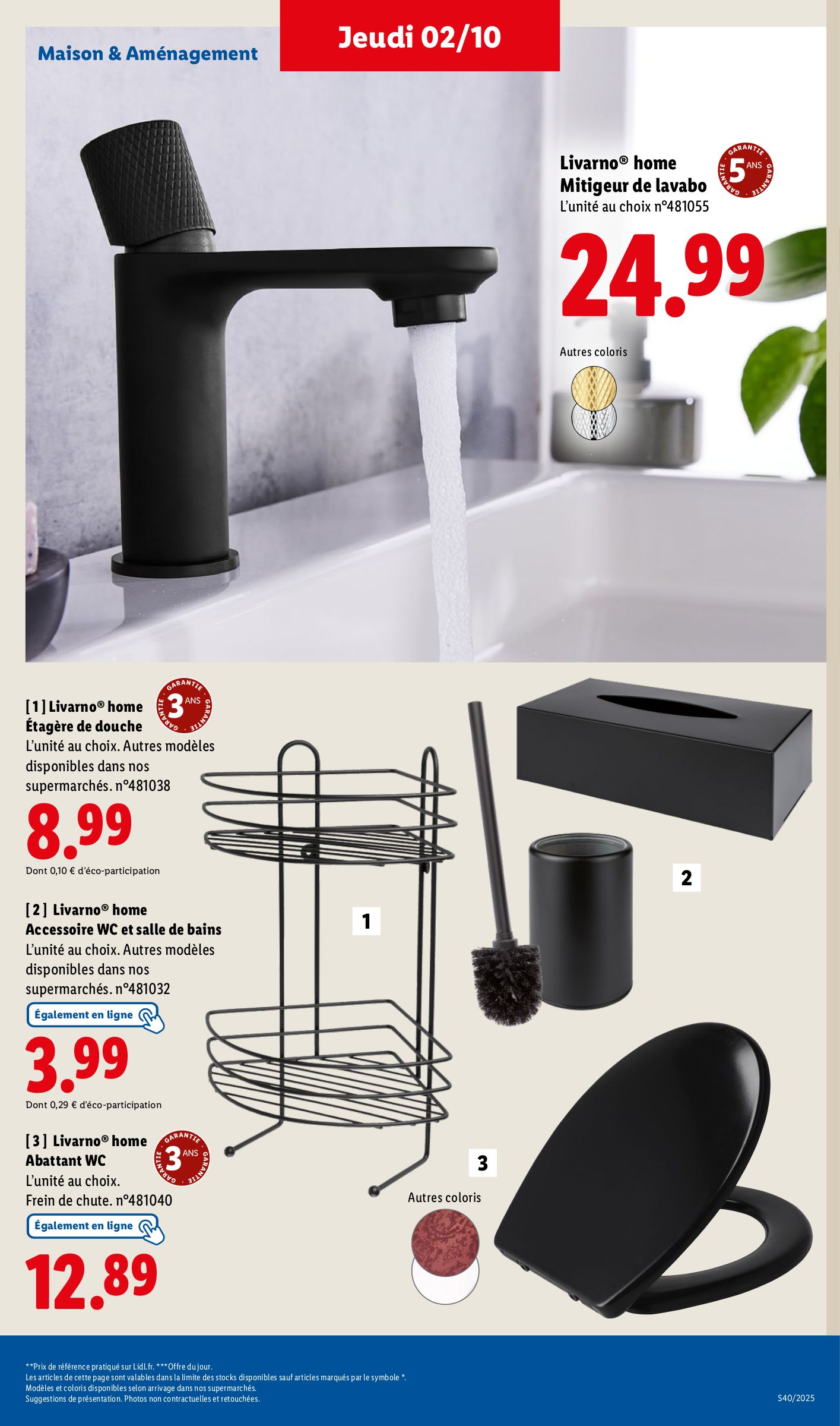 lidl - Catalogue Lidl - Les bonnes affaires de la semaine valable du 29/09 au 02/10 - page: 33